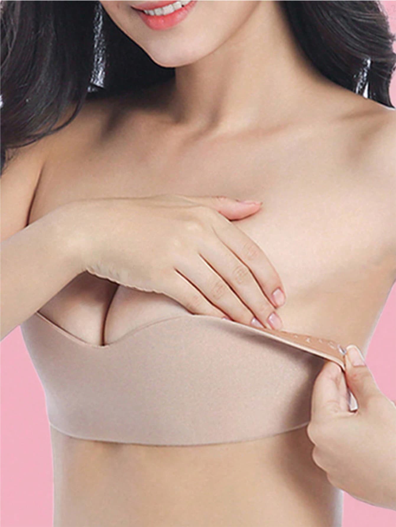 1pc Seamless Silicone Nipple Cover, One-Piece Natural Lift, Suitable For All Outfits