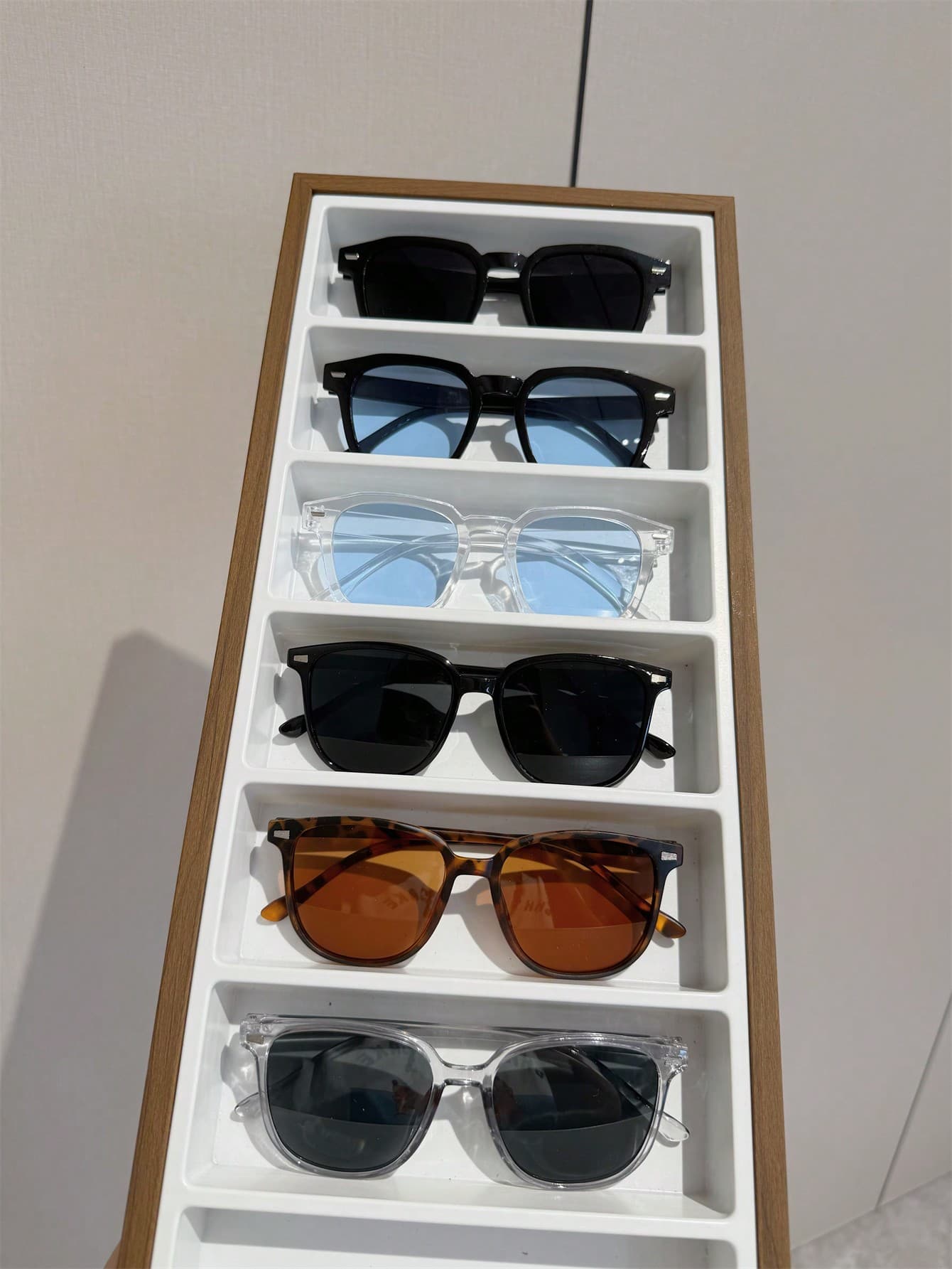 6pcs Square Men's Fashion Fashion Glasses For Outdoor Cycling
