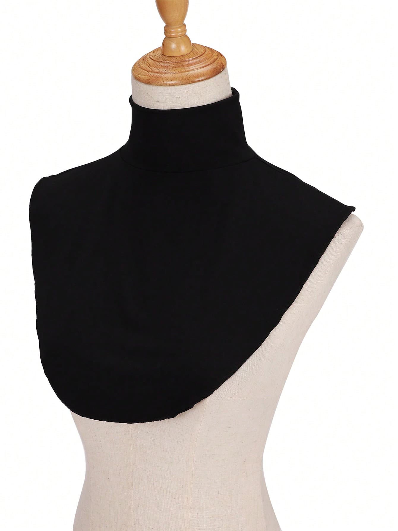 1pc High Collar Fashion Outfit With Detachable Solid Color Faux Collar, Women Accessory, Festival, Travel,Disco,Graduation Outfit