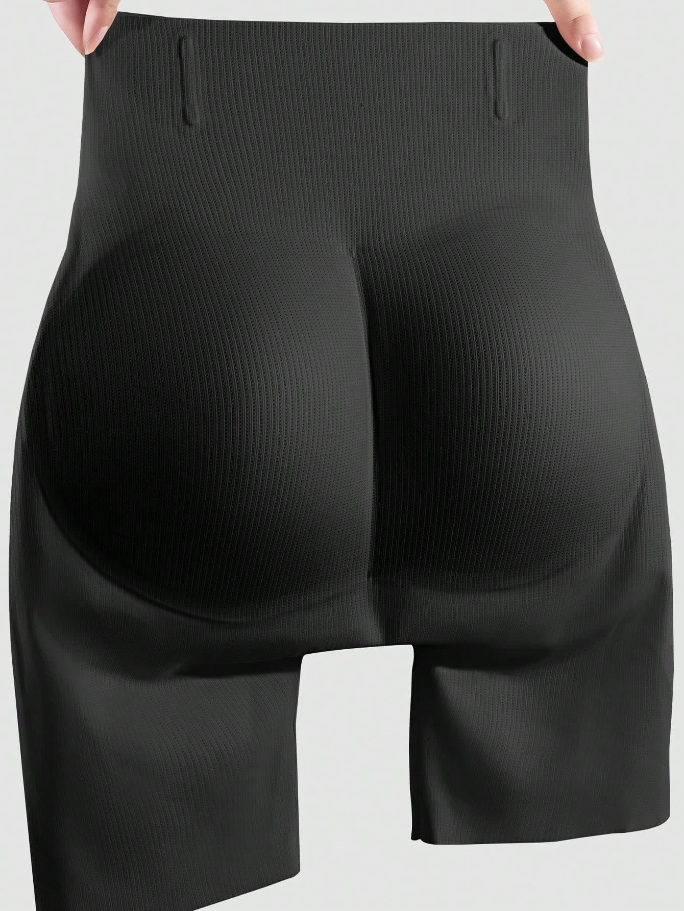 1pc Women's Waist-Cinched Seamless Butt-Lifting Shapewear Pants, Padded Butt Shaping Panties, Abdominal Control Flat Tummy Underwear Shorts Briefs