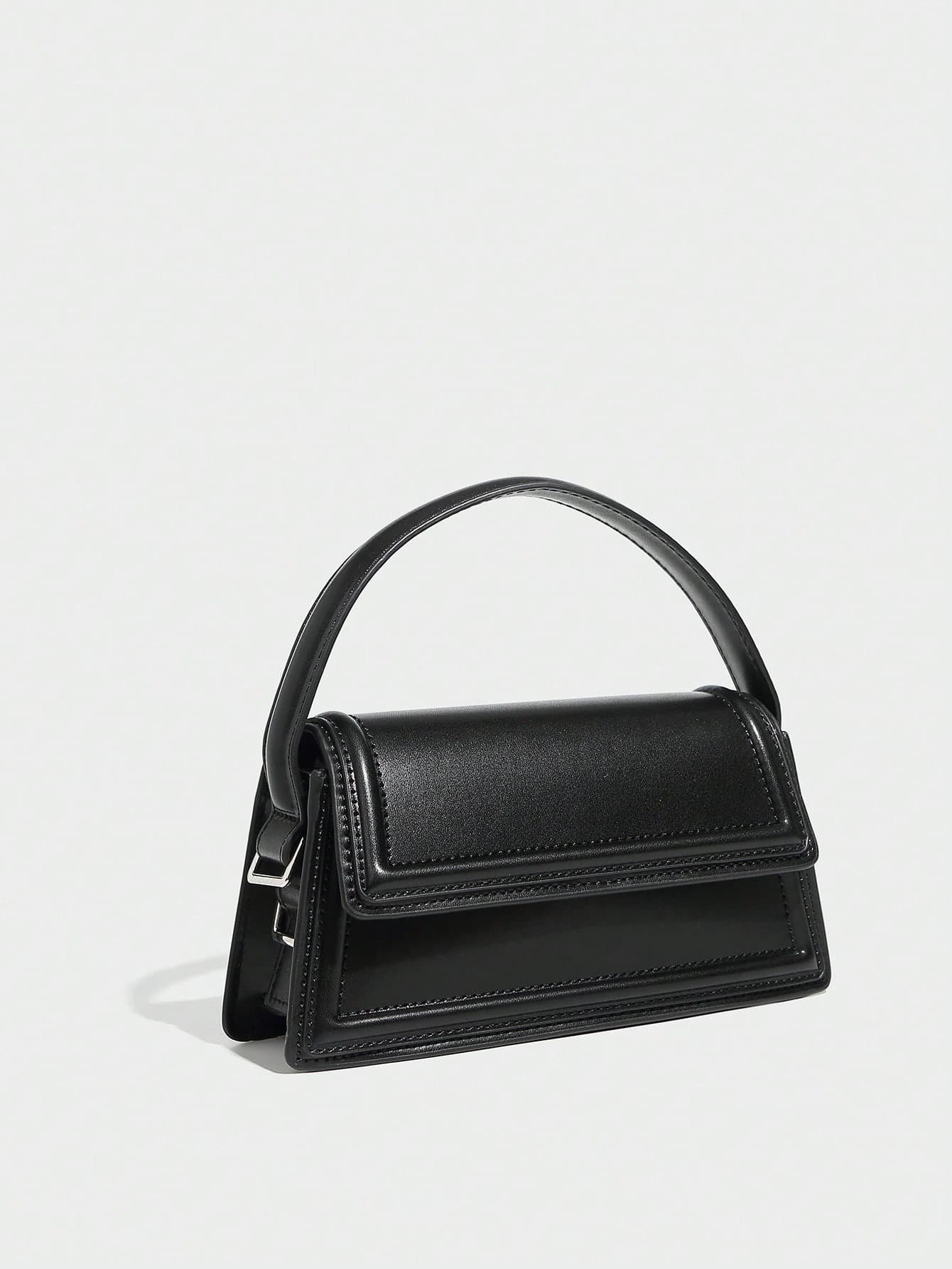 New Women Mini Square Shoulder Bag, PU Material Flap Magnetic Closure Anti-Theft Fashion Style Cross-Body Handbag In Black , Gifts For Women, Bags Ladies Elegant