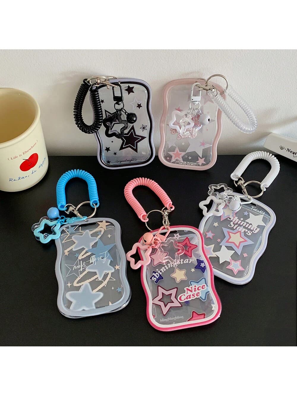 Transparent Card Holder, Star-Shaped Photo Card Holder, Credit Card/ID Card/Bank Card Protector, Bus Card Protector, Back To School Season