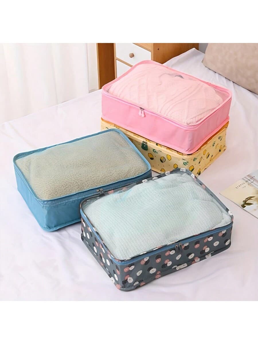 Multi-Functional Transparent Grid Packing Cube, Large Capacity Luggage Organizer Bag For Bras, Clothes And Travel Accessories Drawer Wardrobe Organizer Closet Storage Quilted Bag Underbed Organizer Box Drawer/Wardrobe Organizer /Closet Storage/Quilted Bag Underbed Organizer Box Organizer Storage Bins Under Bed Storage Bag Clothes Container Underbed Storage Containers Closet Organizers For Organizing Clothes Blankets Pillows Comforter Sweaters
