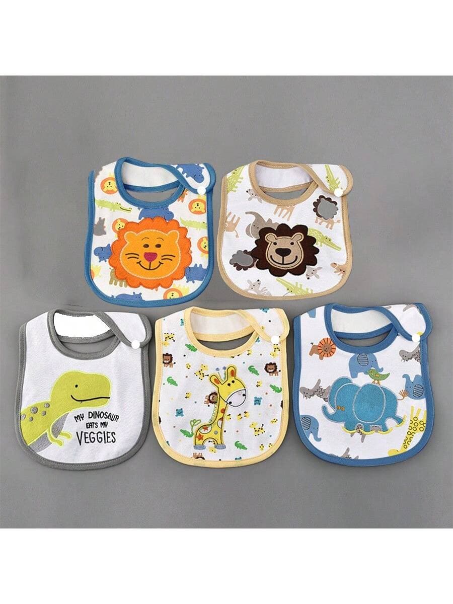 Baby Infant Bibs Waterproof Saliva Towel Children Dribble Bibs Newborn Burping Cloths 100% Bib For All Seasons