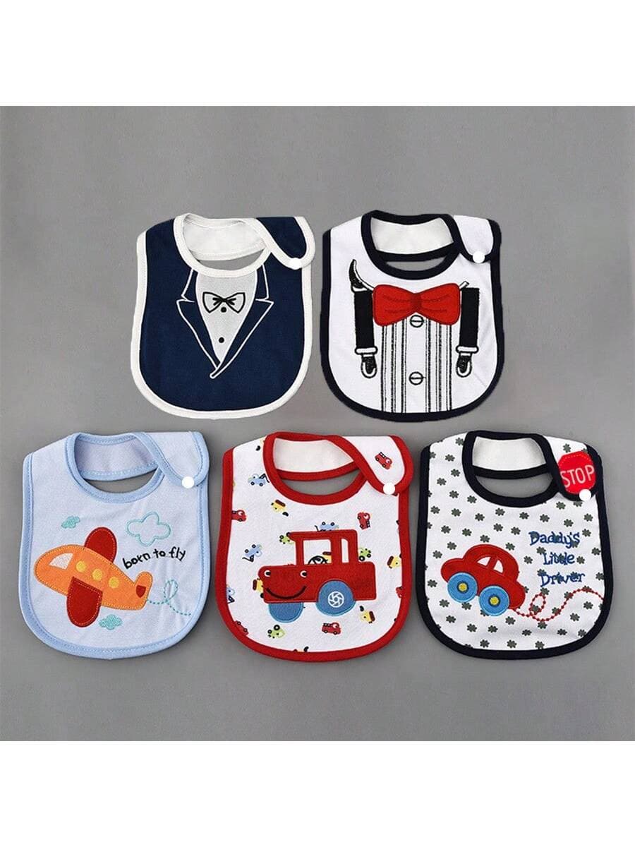 Infant Bibs Waterproof Drool Bibs For Kids, Baby Dribble Bibs For Boys And Girls, All Seasons