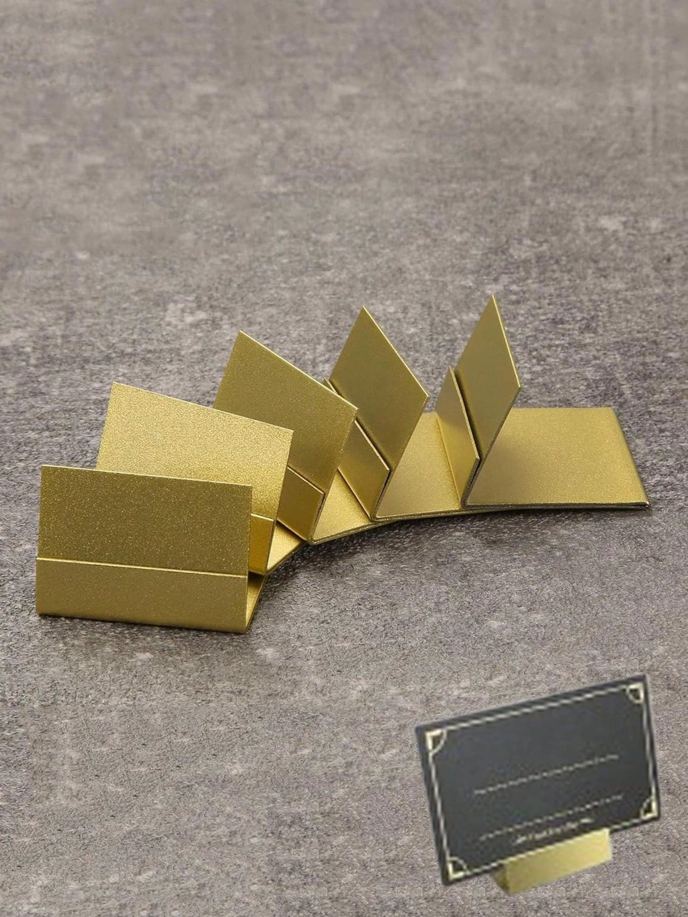 6/1pc Table Number Holder Metal Base Card Clip & Photo Clip With Storage Box, Steel Table Card Holder For Wedding Menu, Anniversary, Engagement, Baby Shower, Bridal Shower, Gender Reveal, Birthday Decoration, Father's Day