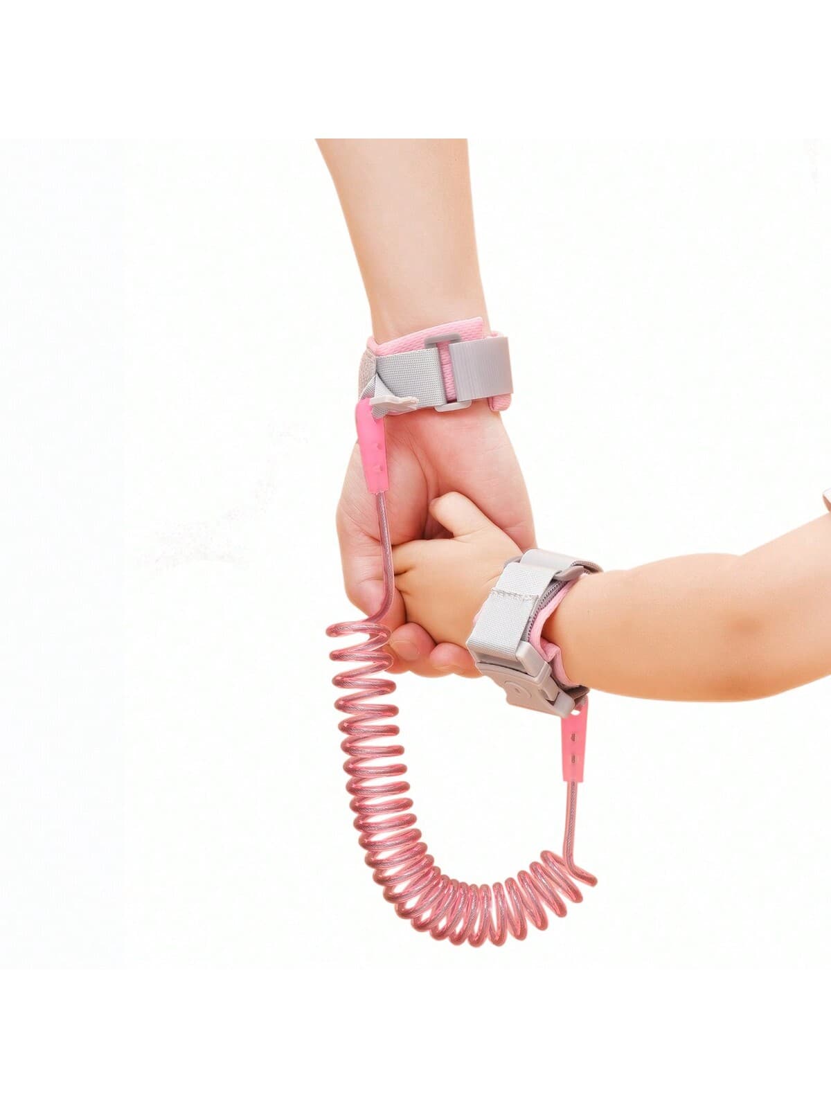 1pc Anti-Lost Tether Baby Wrist Link Chain Retractable Anti-Lost Rope Leash Bracelet With Key Lock, Upgraded Version