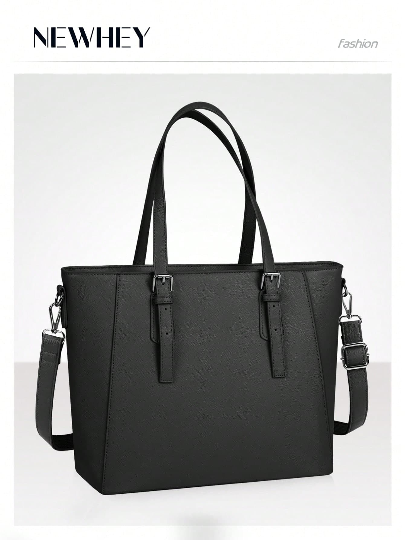 NEWHEY Women's Lightweight Laptop Bag, Waterproof Business Office Computer Bag, Suitable For 13.3 Inch Laptop And Tablet, Professional Large Capacity Briefcase/Handbag/Shoulder Bag