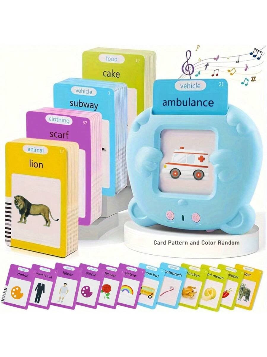 Flash Cards Learning Toy, English Talking Flash Cards For Kids, Early Learning Toys With 224 Basic Sight Words, Speech Training Toys, Children's Sensory Preschool Educational Birthday Christmas Gifts Toy, Classroom Must Haves, School Essentials, Back