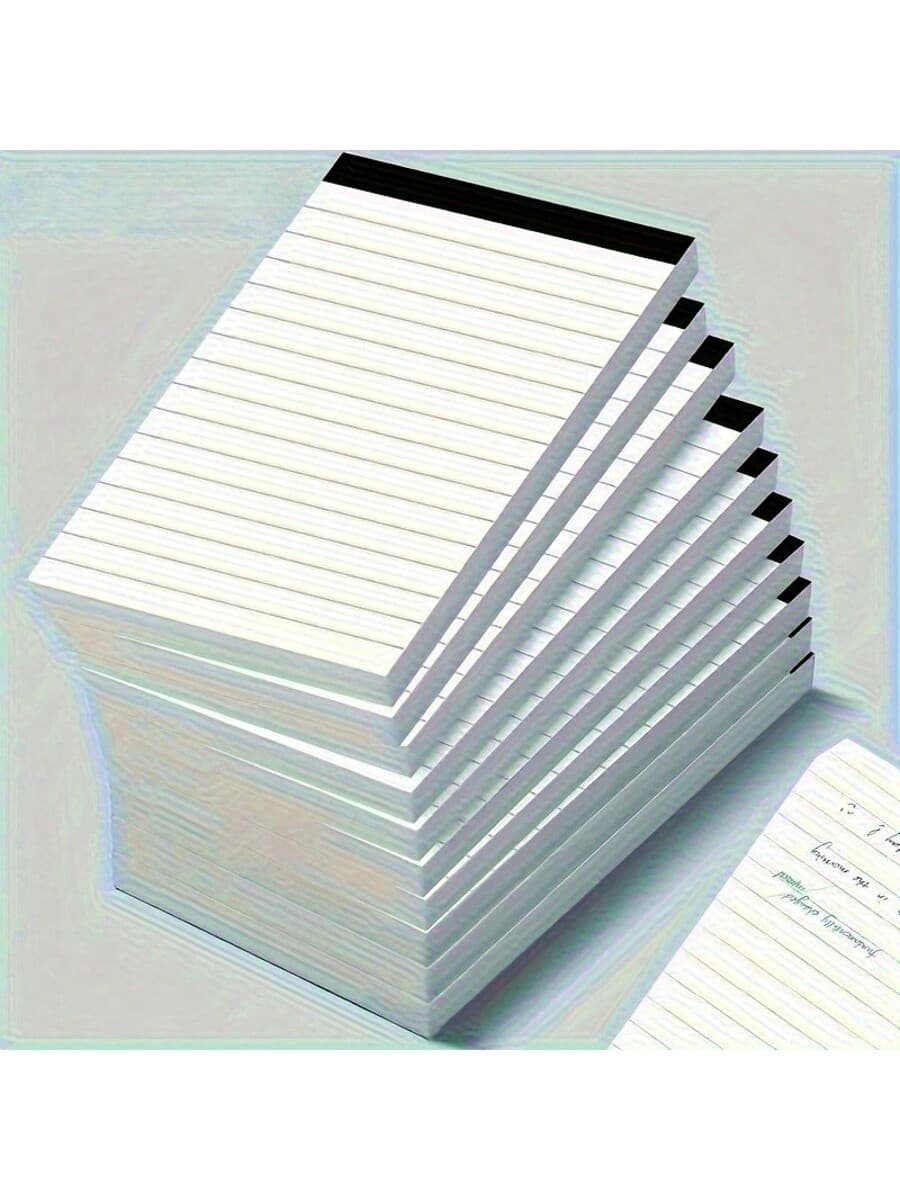 2/5pcs Multi-Purpose Lined Memo Pads, A7 Writing Notebooks, 3 X 5 Inch Lined Memo Pads, 30 Sheets Per Pad, Suitable For School, Office, School Supplies, Back To School, School Notebooks, Aesthetic School Supplies (Please Check Size Before Purchase)