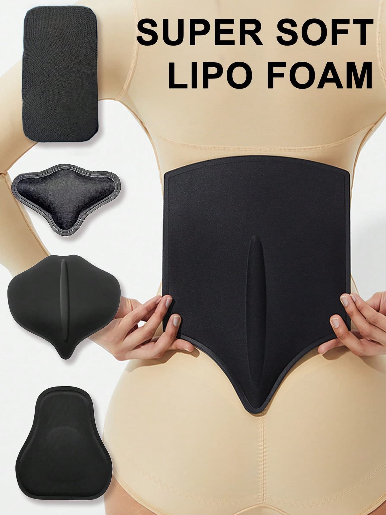 Women's Foam Back Compression AB Board Flattening Tummy Control BBL Liposuction Shaping Post Surgery Abdominal Lipo Recovery Belly Supplies