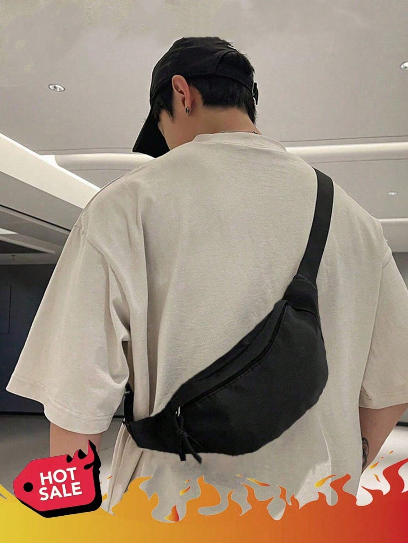 Men's Casual Minimalist Mini Shoulder Bag, Men's Phone Crossbody Bag, Men's Large Capacity Waist Pack, Backpack, Men's Shoulder Bag, Suitable For Commuting, Beach, University, School Daily Use, Men's Gift, Boyfriend, Dad, Husband, College Bag, Father's Day Gift, Spring School Supplies, New Student Essential Wallet, Graduation Must-Have Small Bag, Men's Shoulder Bag, Men's Waist Pack, Men's Organizer Pouch Phone Bag, Thigh Bag, Camping, Running Belt, Camping, Hiking Bag