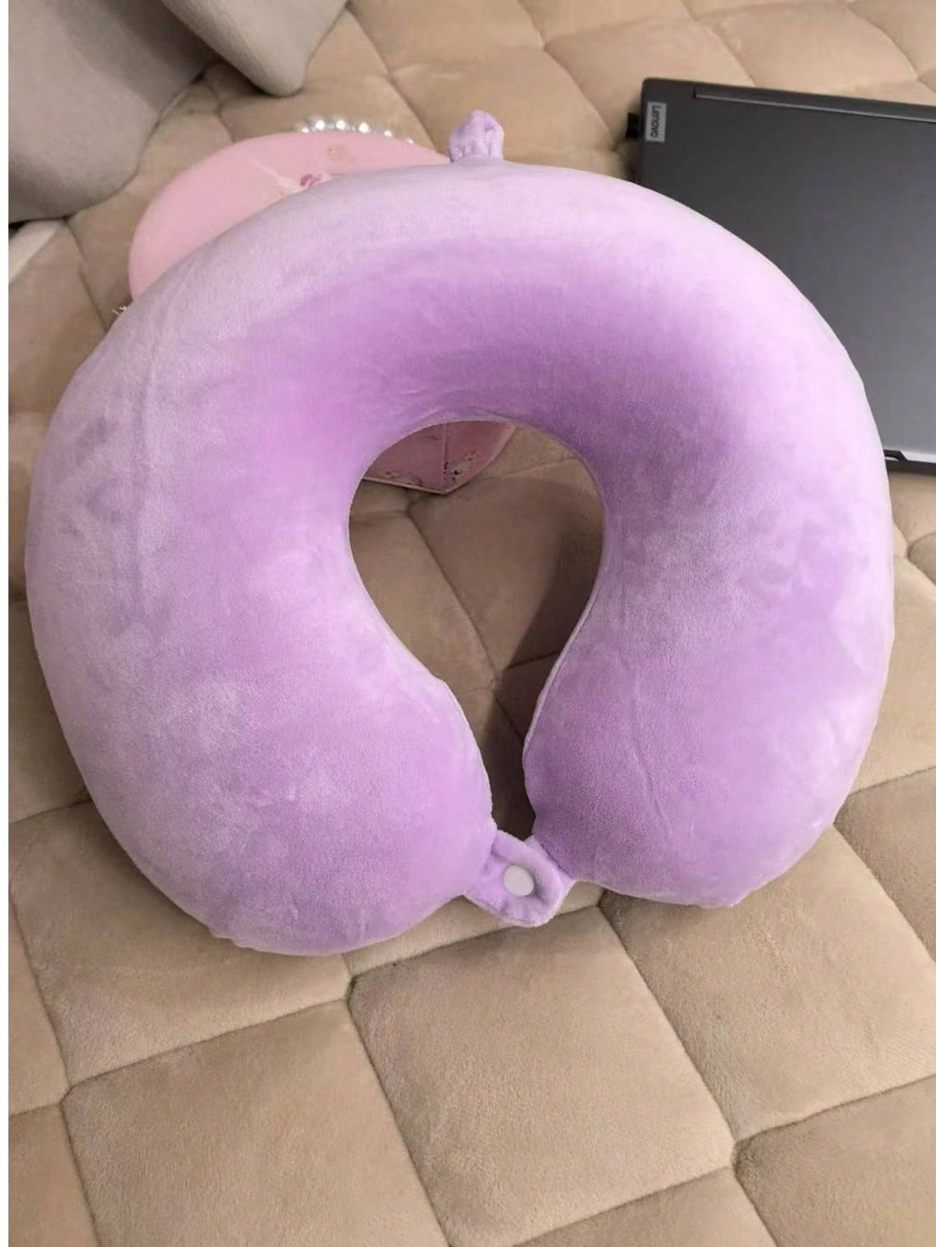 Removable Memory Foam U-Shaped Neck Travel Pillow
