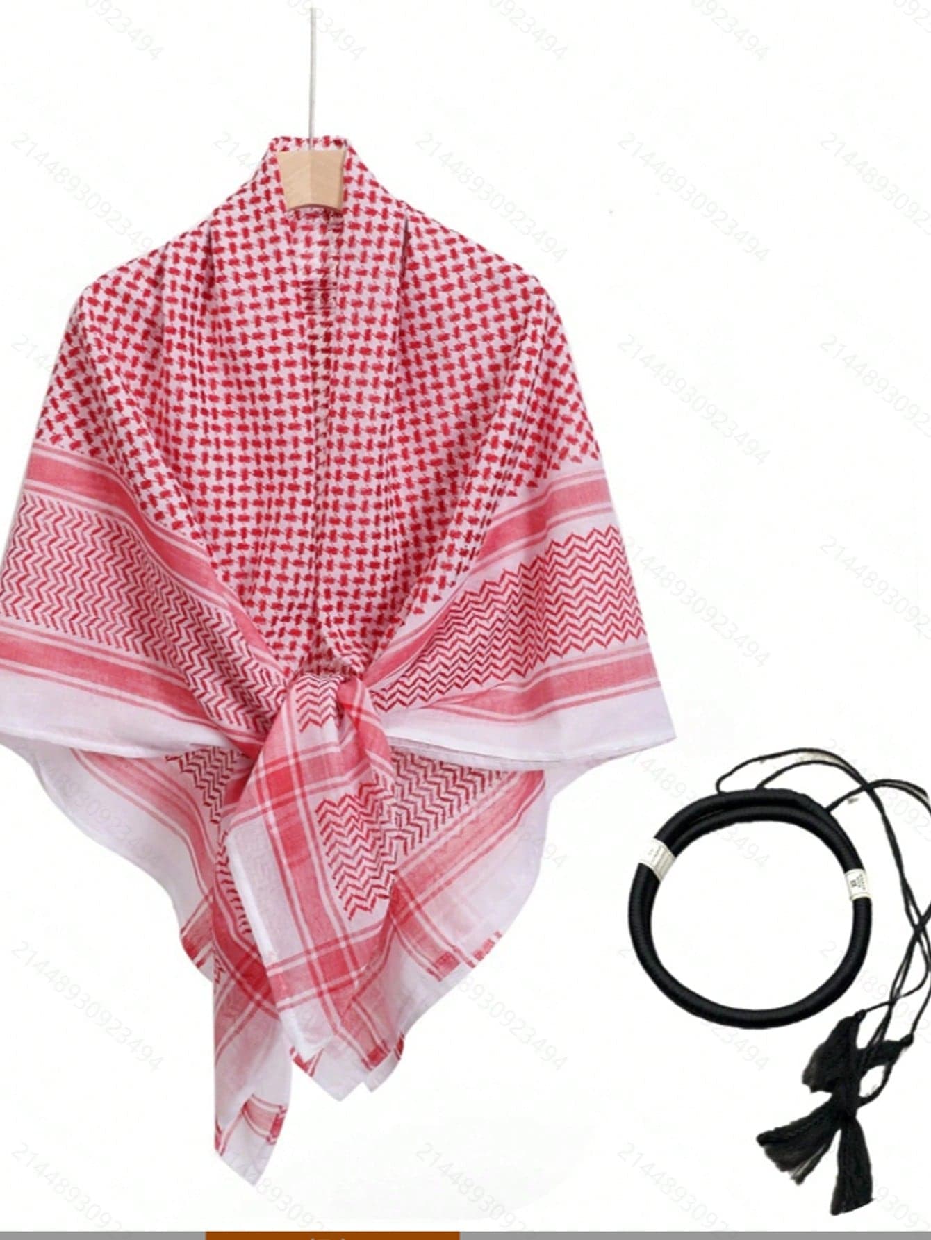 Desert Headscarf, Neck Scarf, Shawl, Arabic Headpiece With Agal Rope,Holiday,Travel,Festival,Accessories