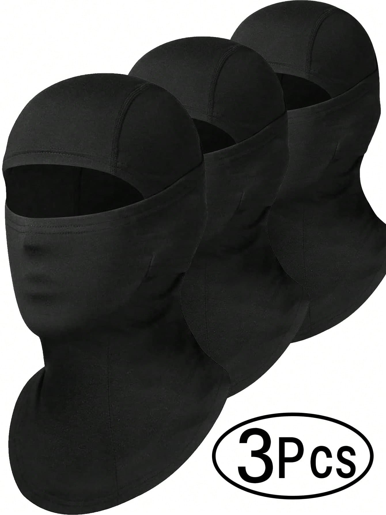 3Pcs Balaclava Face Mask, Ski Mask For Men Women Football, Lightweight Sheisty, Shiesty Sun Hood UV Protector Cycling