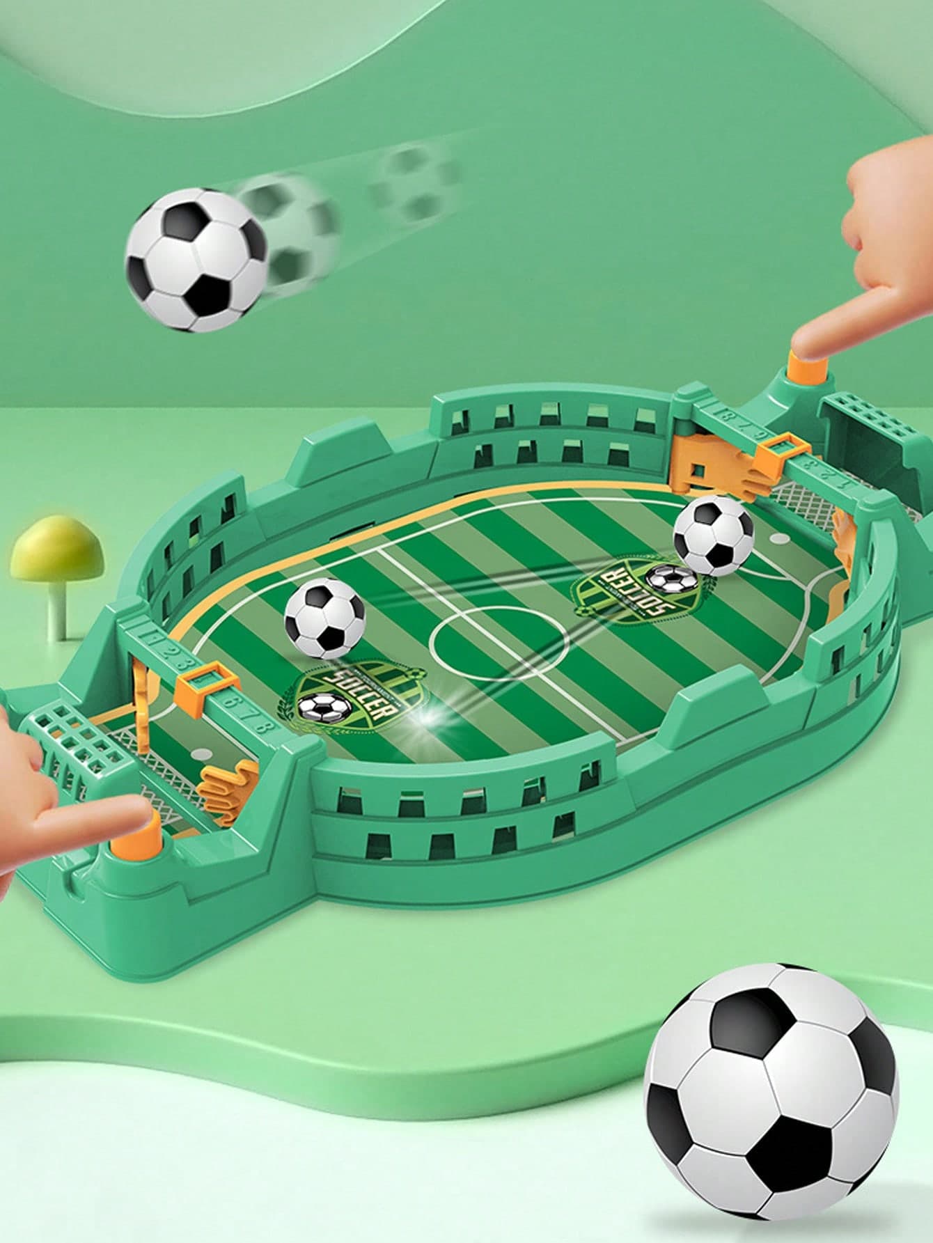 1 Set Creative Tabletop Game, Educational Toy, 2-Player Football Game, Indoor Board Game, Random Parts, Pattern, Color And Size