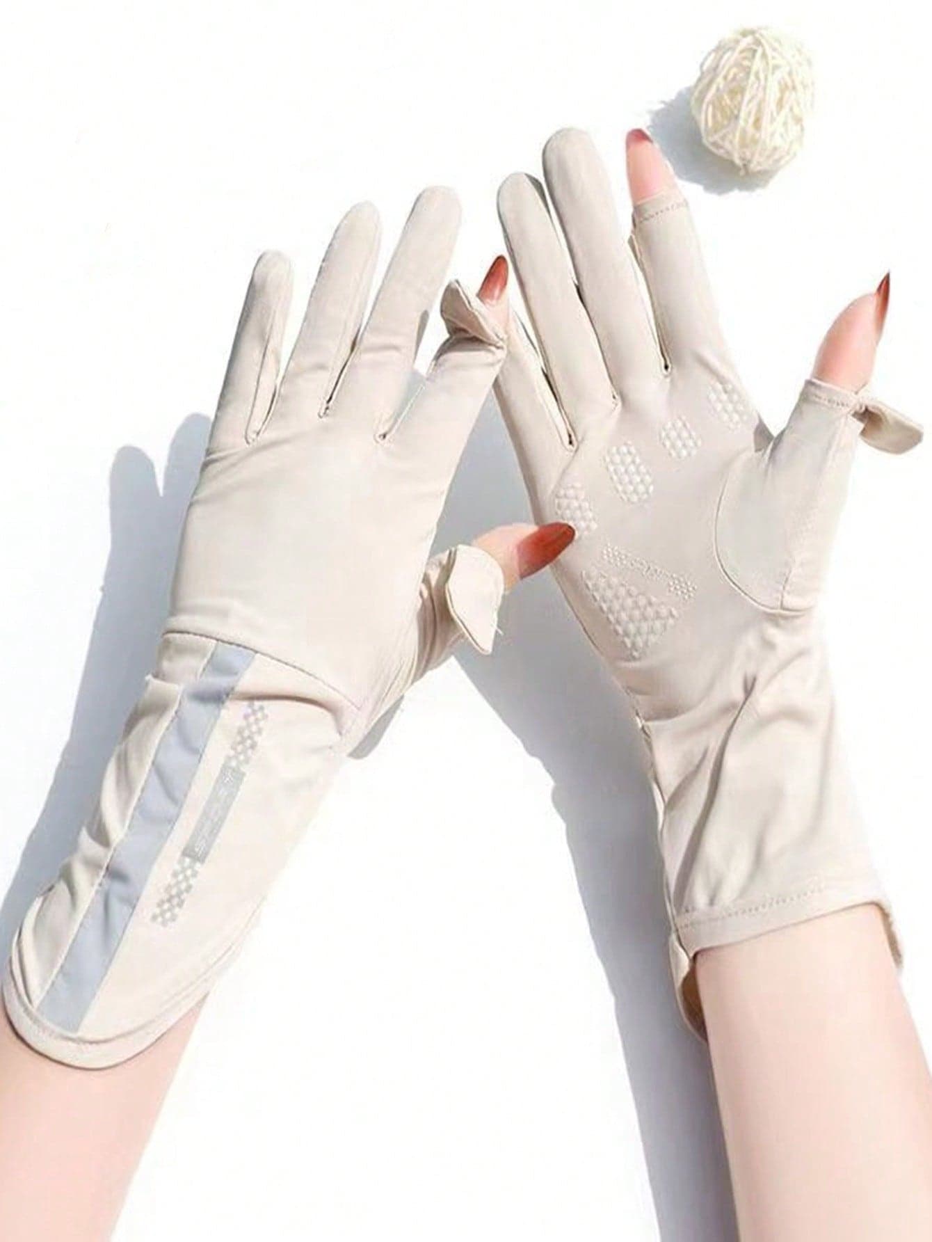1 Pair Women's Summer Outdoor Sports Cycling Anti-Slip Touchscreen Gloves