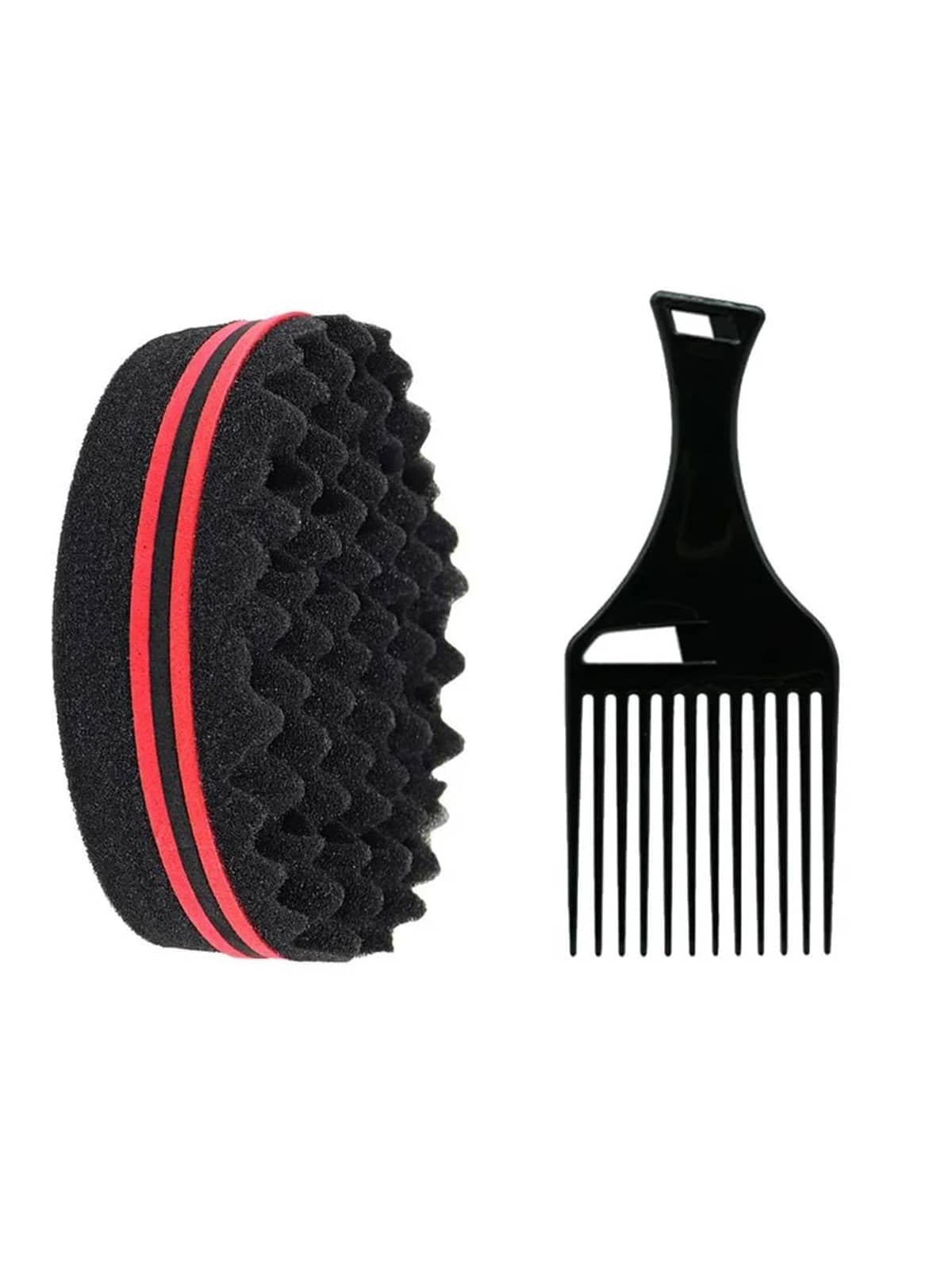 Hair Brush Sponge Barber Oval Double Side Magic Twist Hair Brush Breathable Perm Styling Brush Salon Curl Brush For Hair Styling(Halloween,Costume PartyParty Dress Up, FestivalRole-Playing Headband.Trick-Or-Treat)