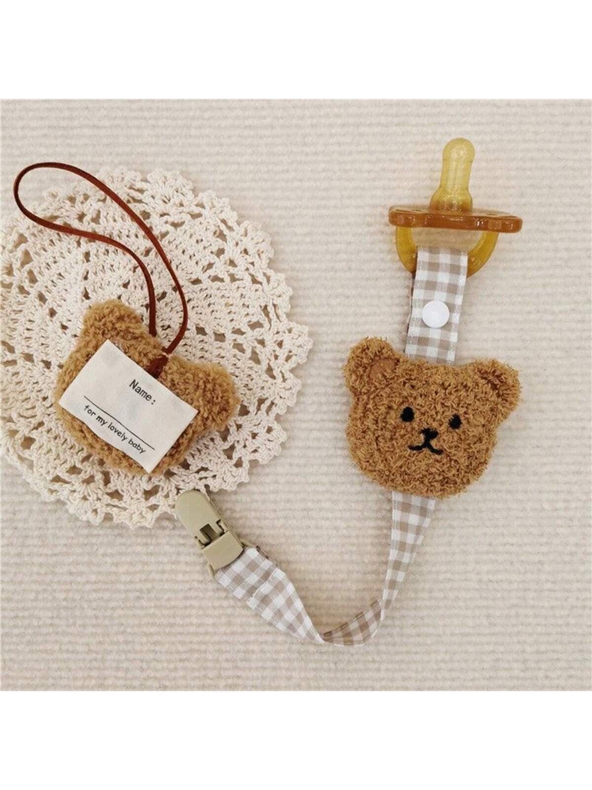 1pc Newborn Pacifier Clip - Baby Pacifier Chain Clip - Teething Toy Holder - Anti-Lost Strap - Pacifier Not Included