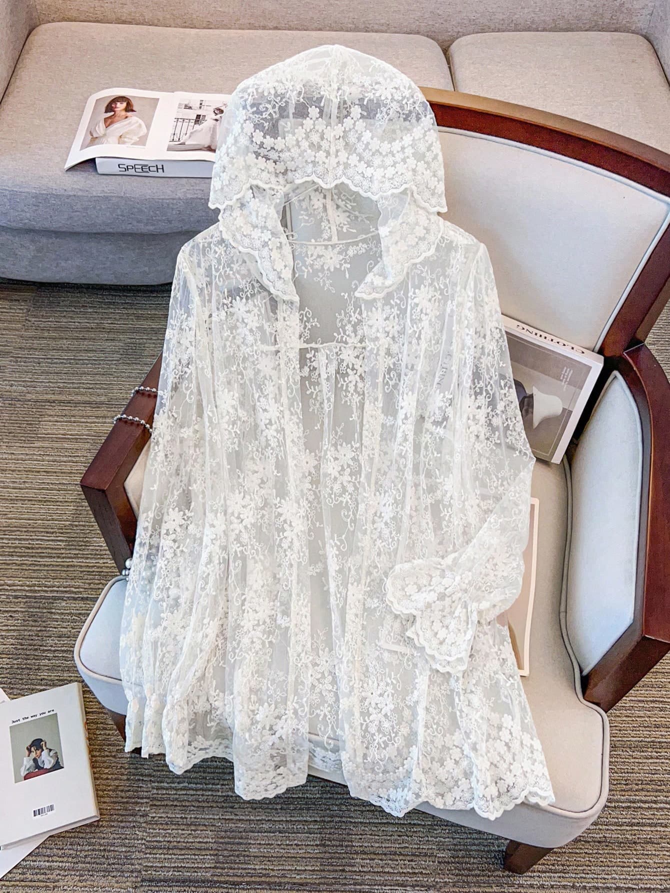 DreamSkyne Plus Size Women Lace Trim Long Sleeve Casual Elegant Sweet Vacation Clothing, Summer Ladies Beachwear Fall Winter Cloth For Women Autumn