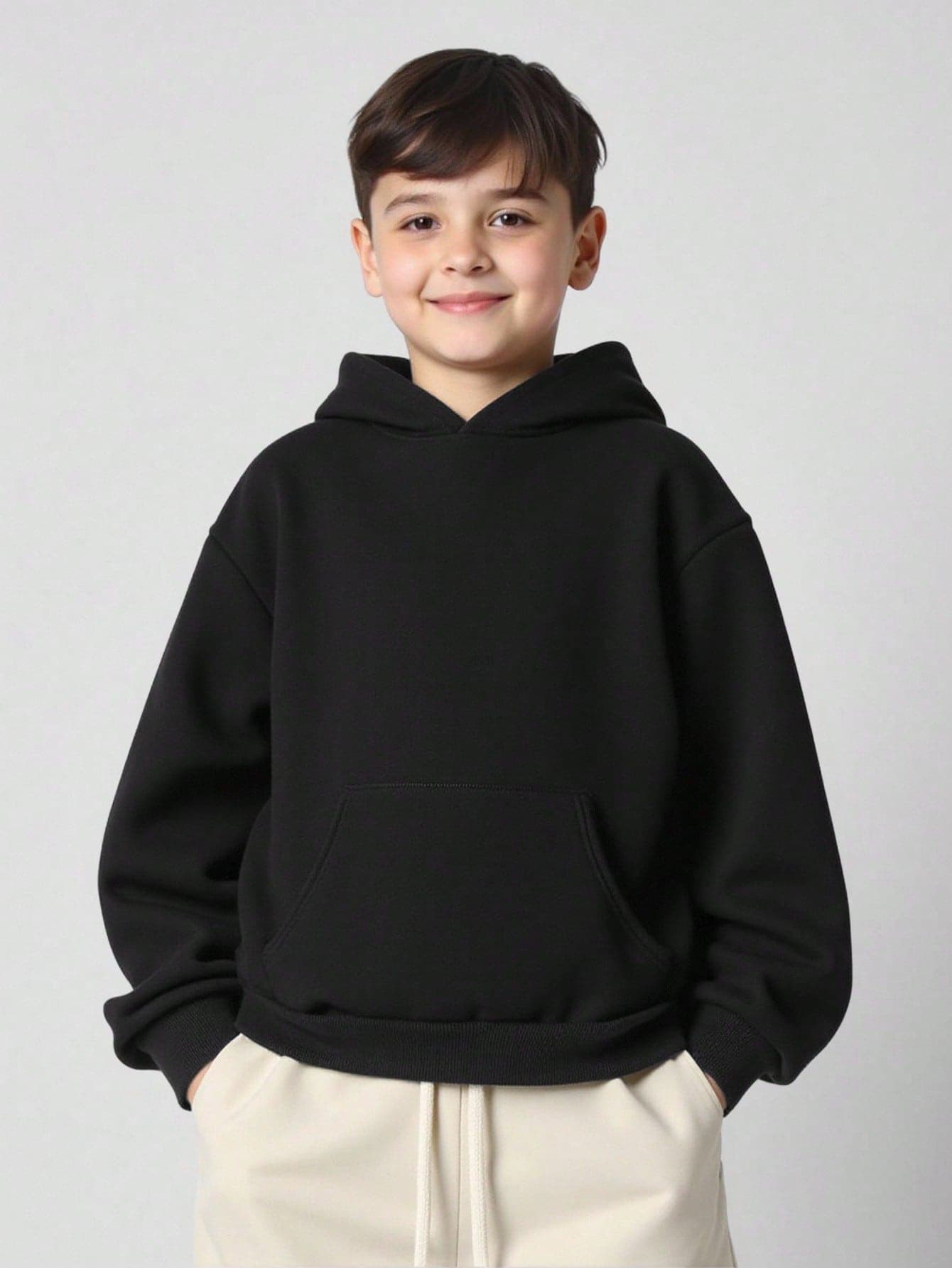 Tween Boys Casual Pocket Long Sleeve Top, Spring/Autumn