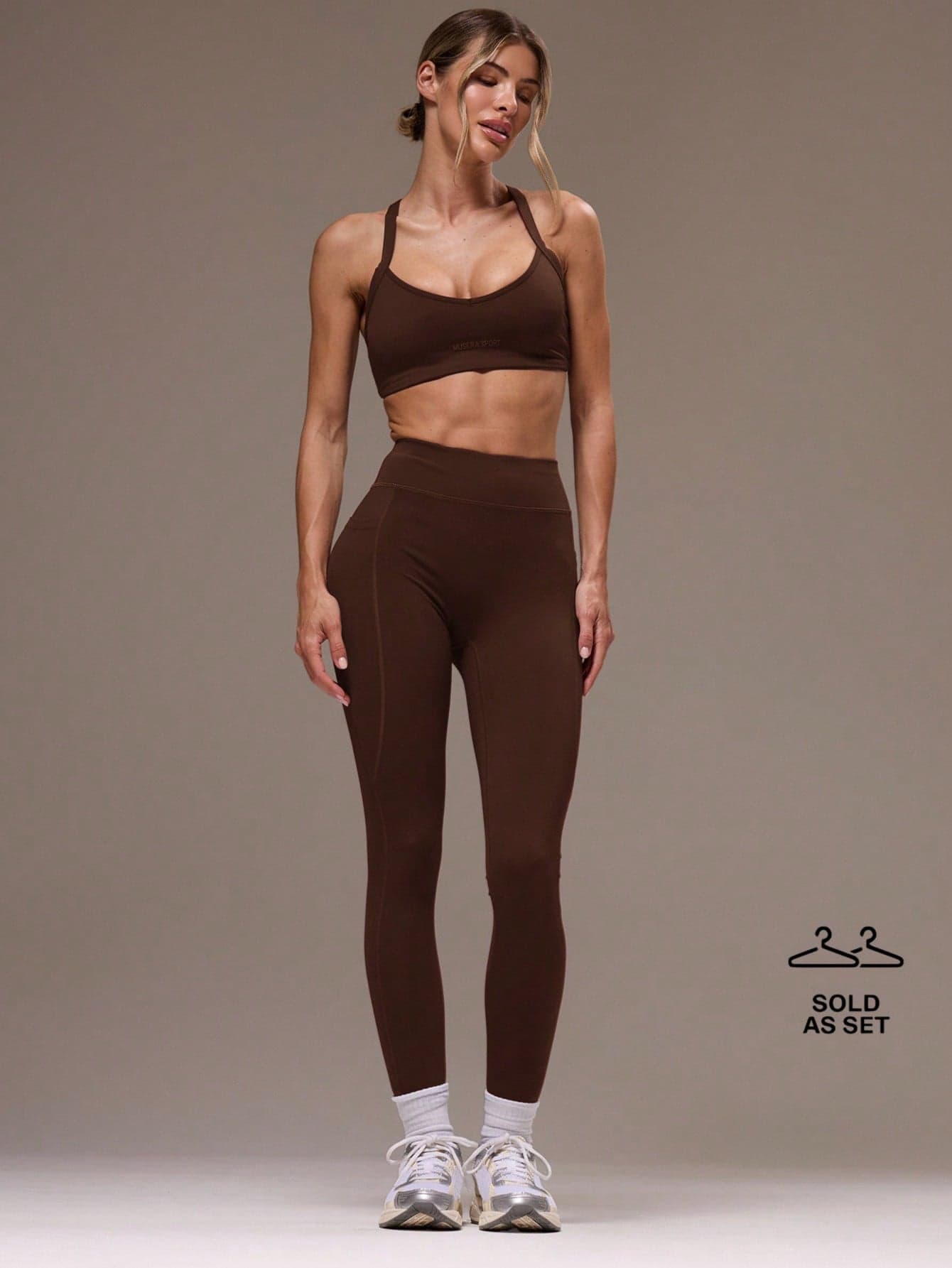 Musera Sport Sport Women Cross Back Top & Leggings Sports Sets Gym Yoga Pilates Fitness Daily Summer