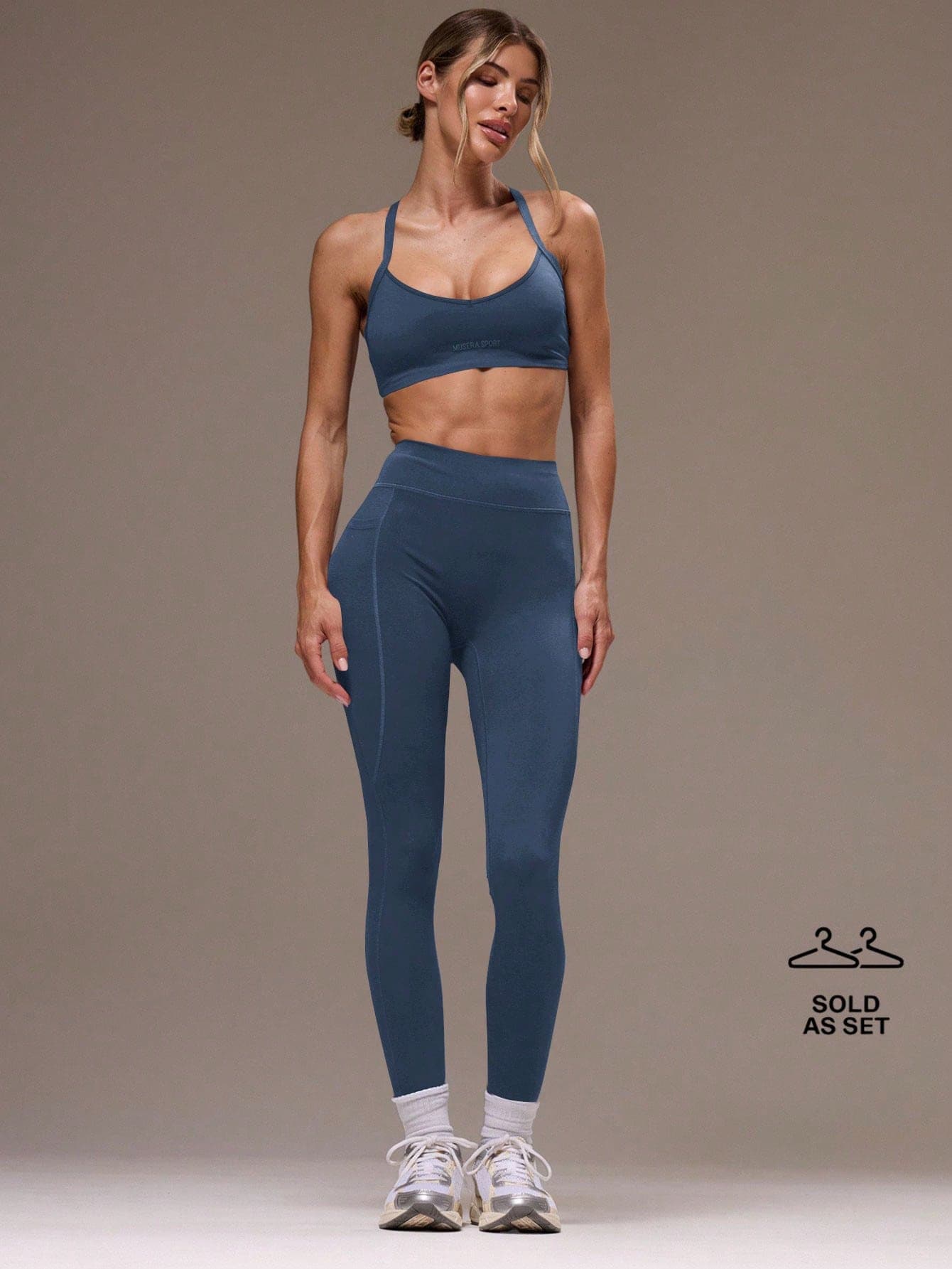 Musera Sport Women Cross Back Top & Leggings Sports Sets Gym Fitness Yoga Pilates Daily Casual