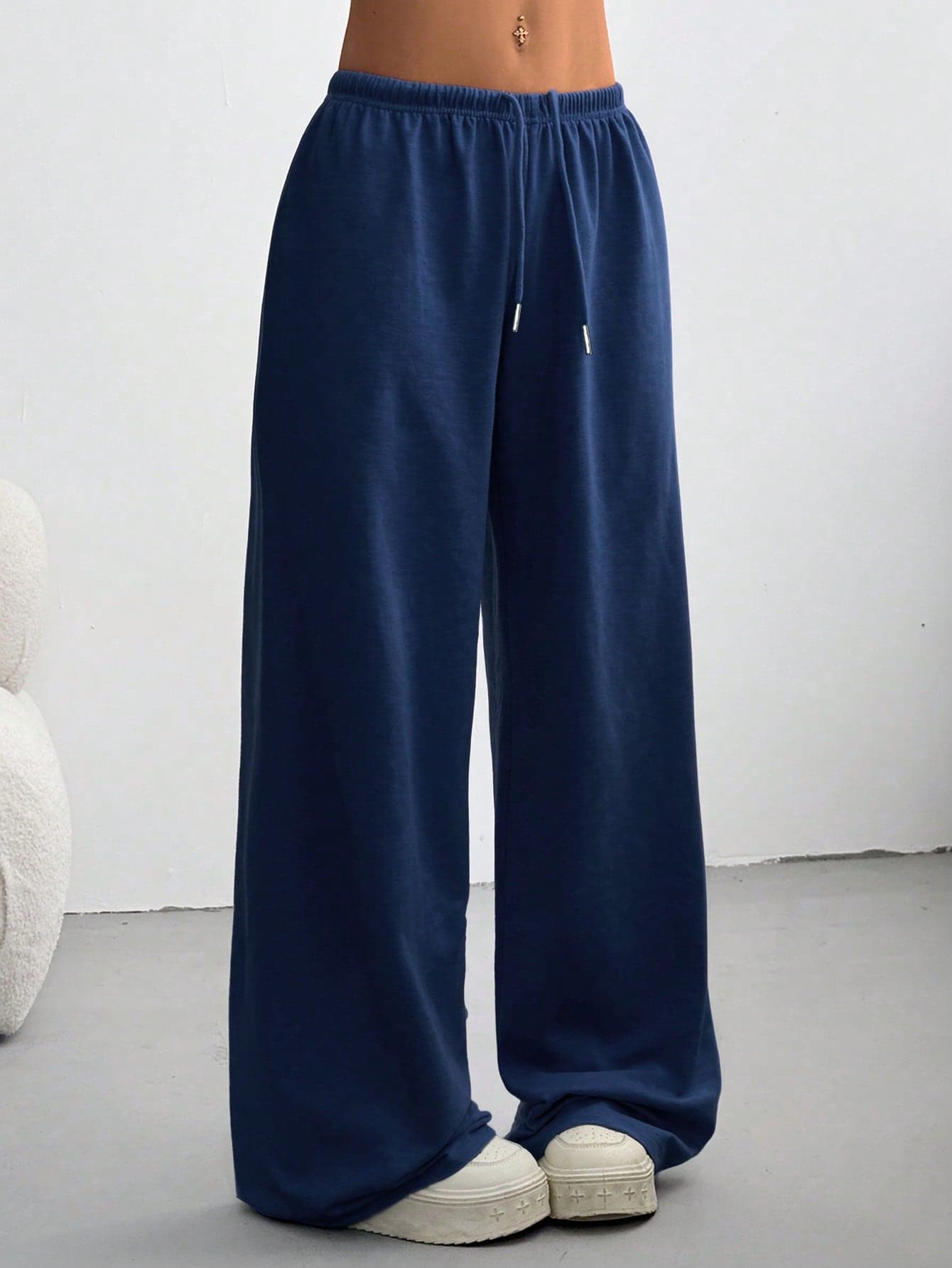CovetEZ Women's Drawstring Waist Casual Loose Wide Leg Sweatpants,Fall,Fall Clothes For Women,Women's Winter Clothes