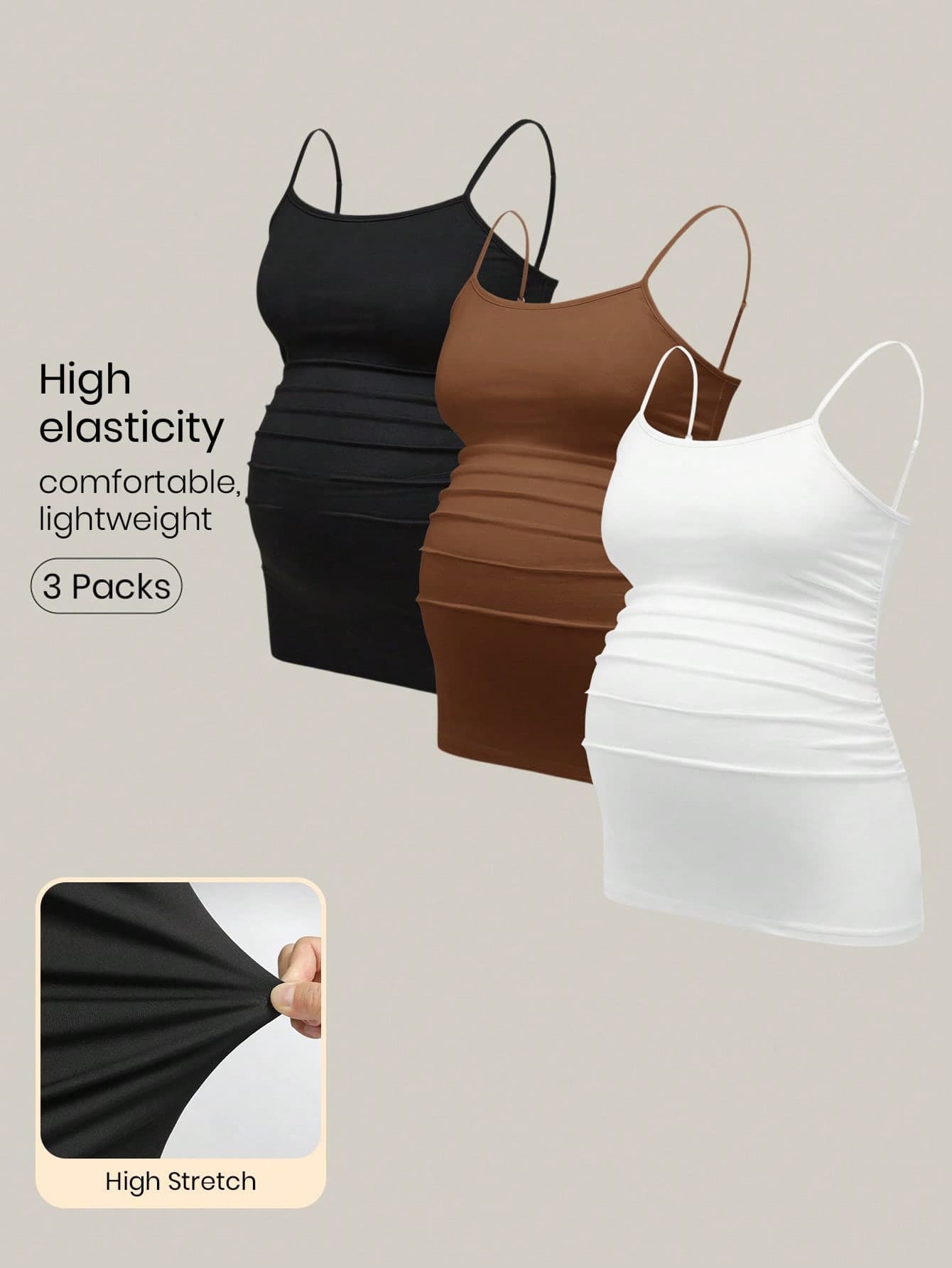 Modmama Maternity Tank Tops & Camisoles, Solid Color Minimalist Fashion Casual, Suitable For Daily Wear