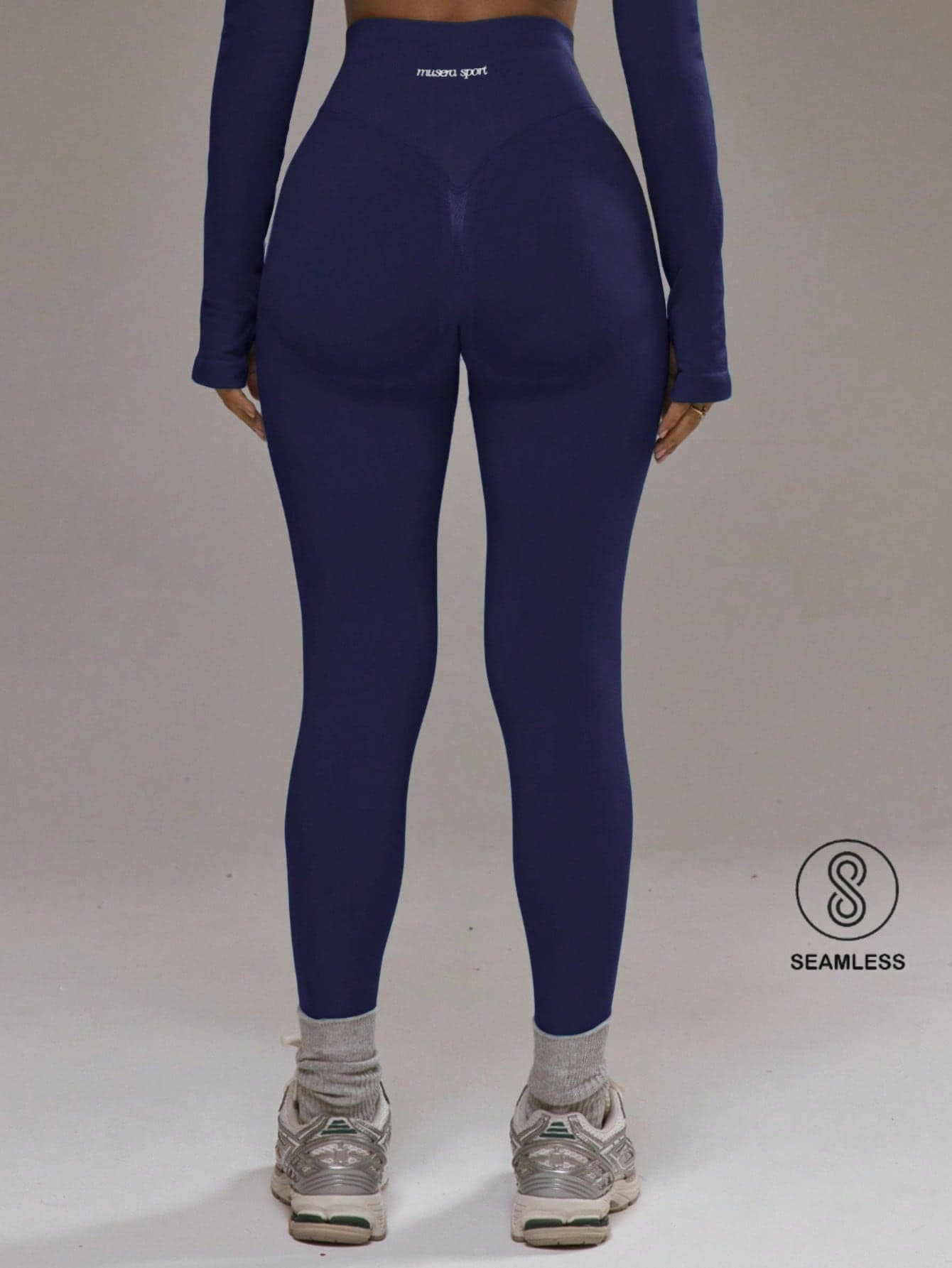 Musera Sport High Rise Seamless Leggings Bottom Only Padel Winter Activewear Sport Gym Workout
