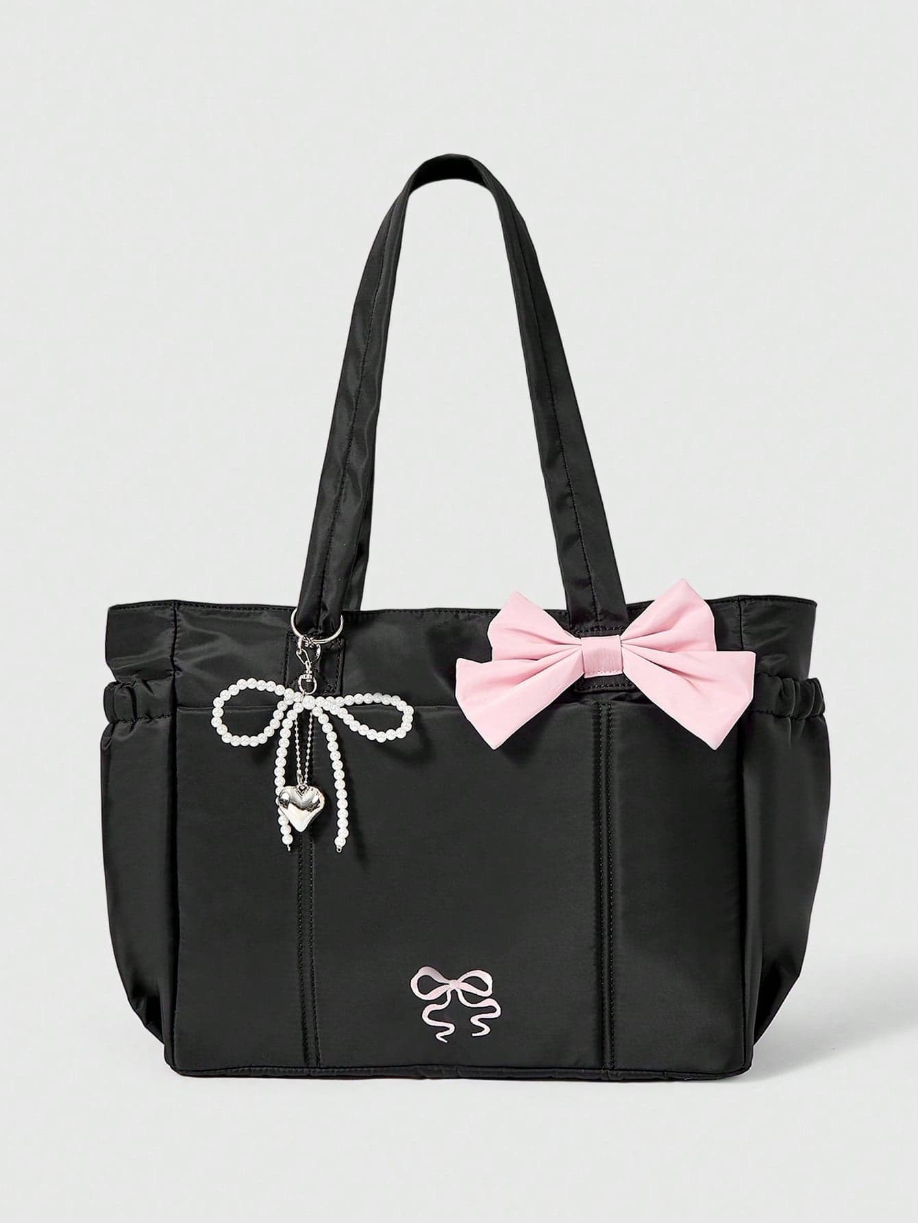 ROMWE Kawaii Women Tote Bags , Pink