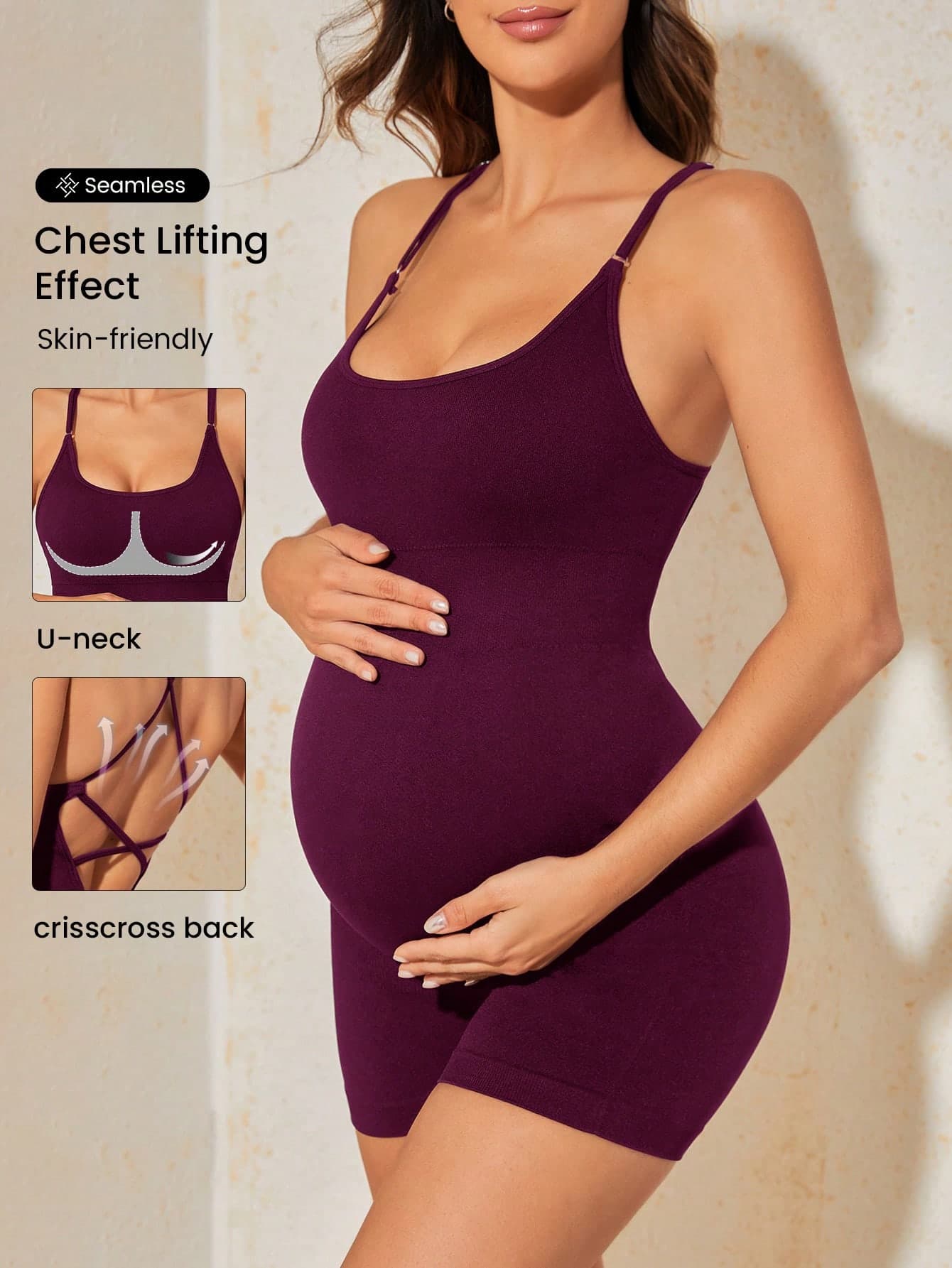 SHEIN Double Layer Maternity Jumpsuit