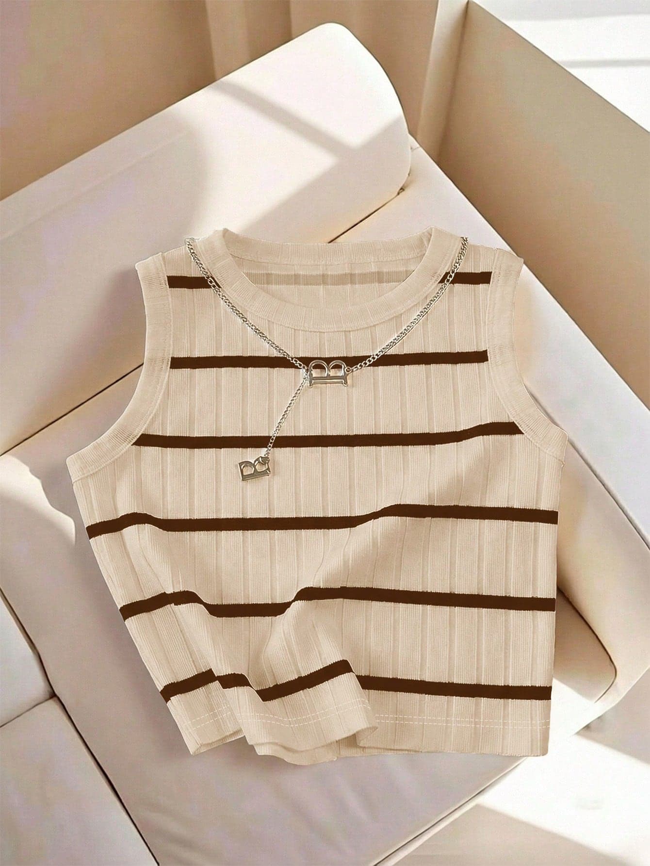 SHEIN New Arrival Casual Basic Ribbed Ribbed Tank Top For Women