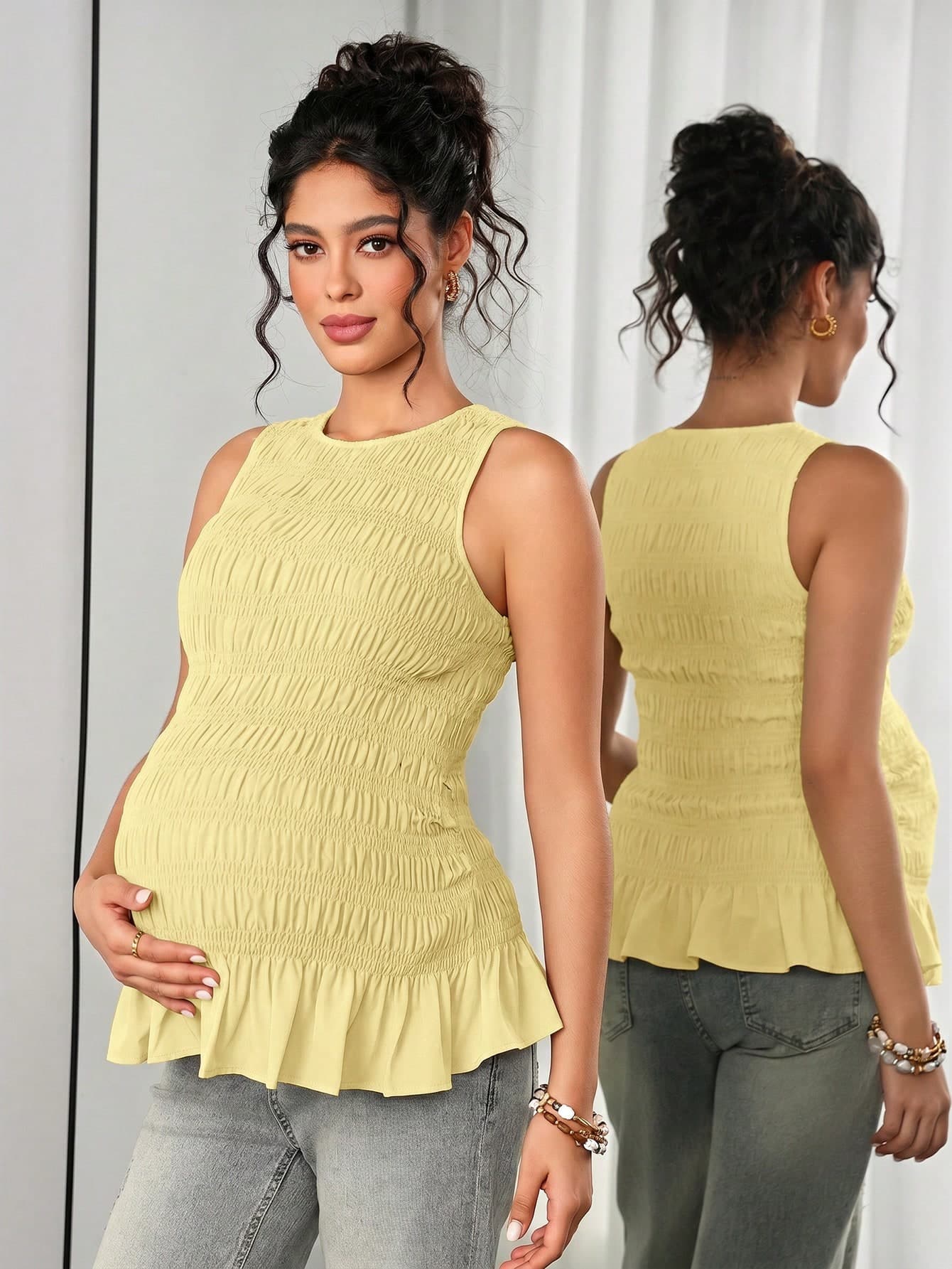 Momance Women's Solid Color Camisole, Elegant Maternity Camisole
