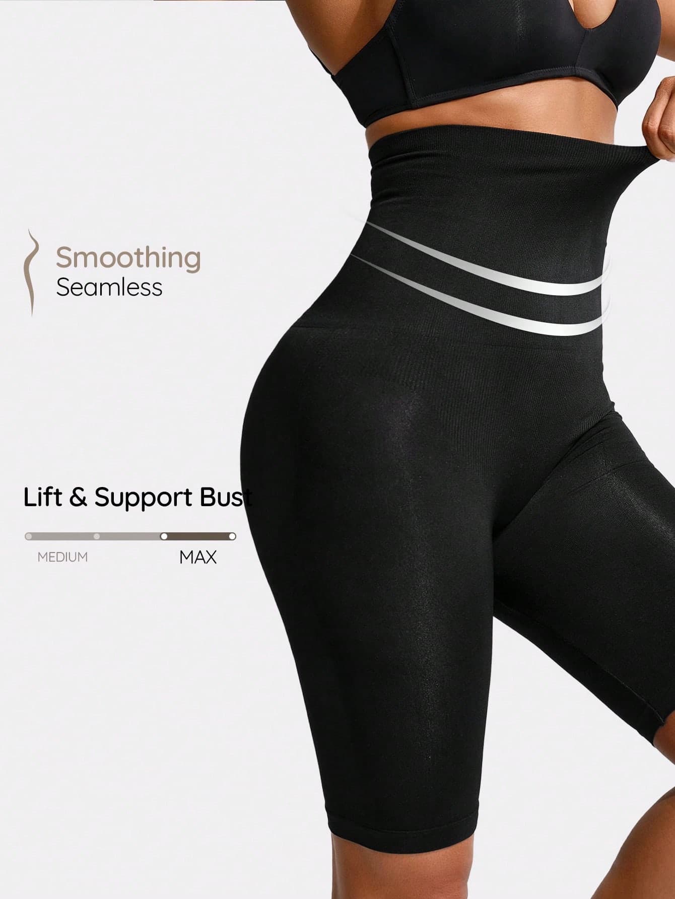 SHAPORA High Waist Tummy Control Body Shaper Shorts