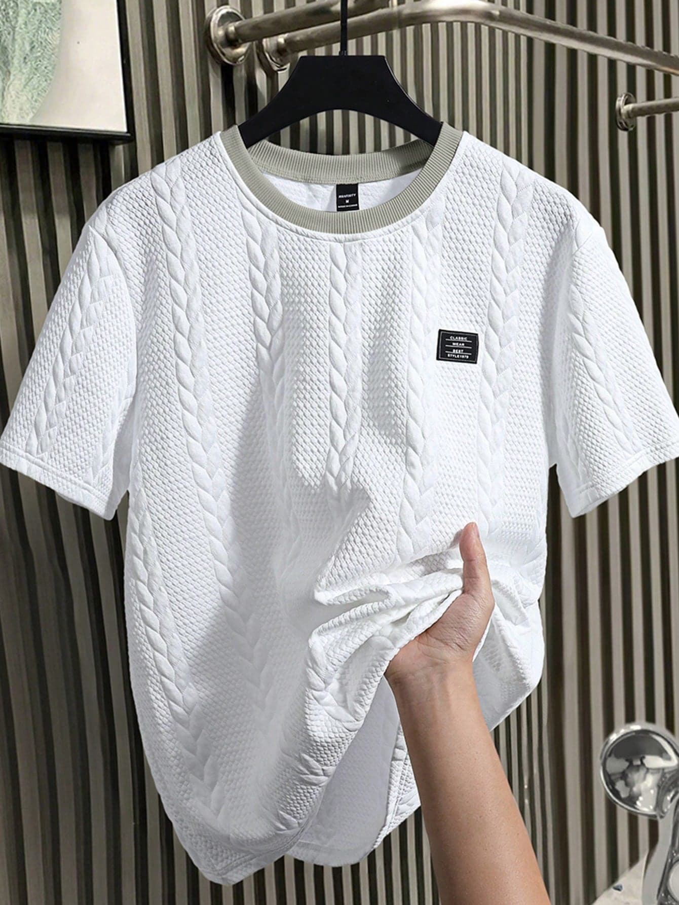 Manfinity Homme Men's Summer Casual Crew Neck Short Sleeve T-Shirt