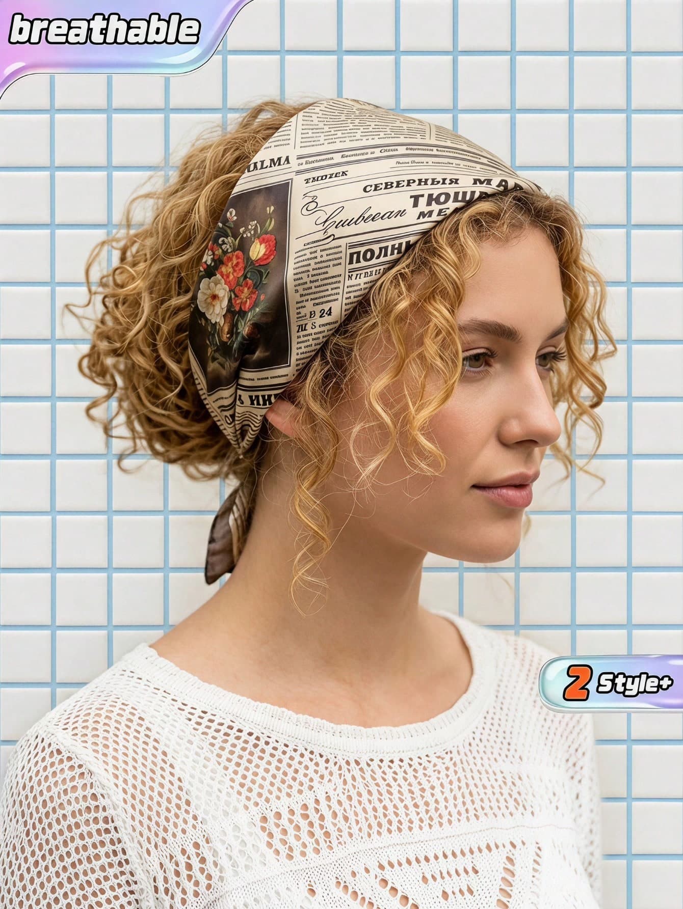 Joivida 1Pc/2Pcs Multi-Functional Scarf With Printed Text Design And High-End Feel, Breathable And Stylish,Retro Bandana With The Theme Of The USA-Canada-Mexico World Cup, Versatile Decorative Square Scarf That Can Be Used As A Headwear And Hairband