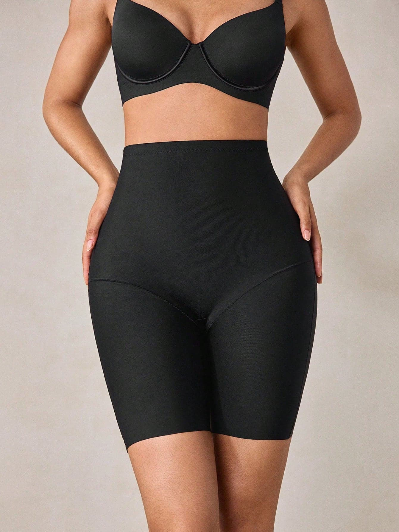 Veilyse 1pc Women's High Waist Seamless Shapewear Panties With Abdominal Control, Firm Compression, Butt Lift And Tummy Control Seamless Shaping Underwear