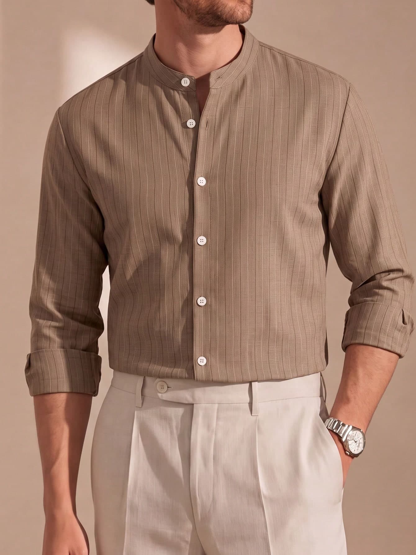Core Aspect Men's Casual Versatile Commuter Shirt
