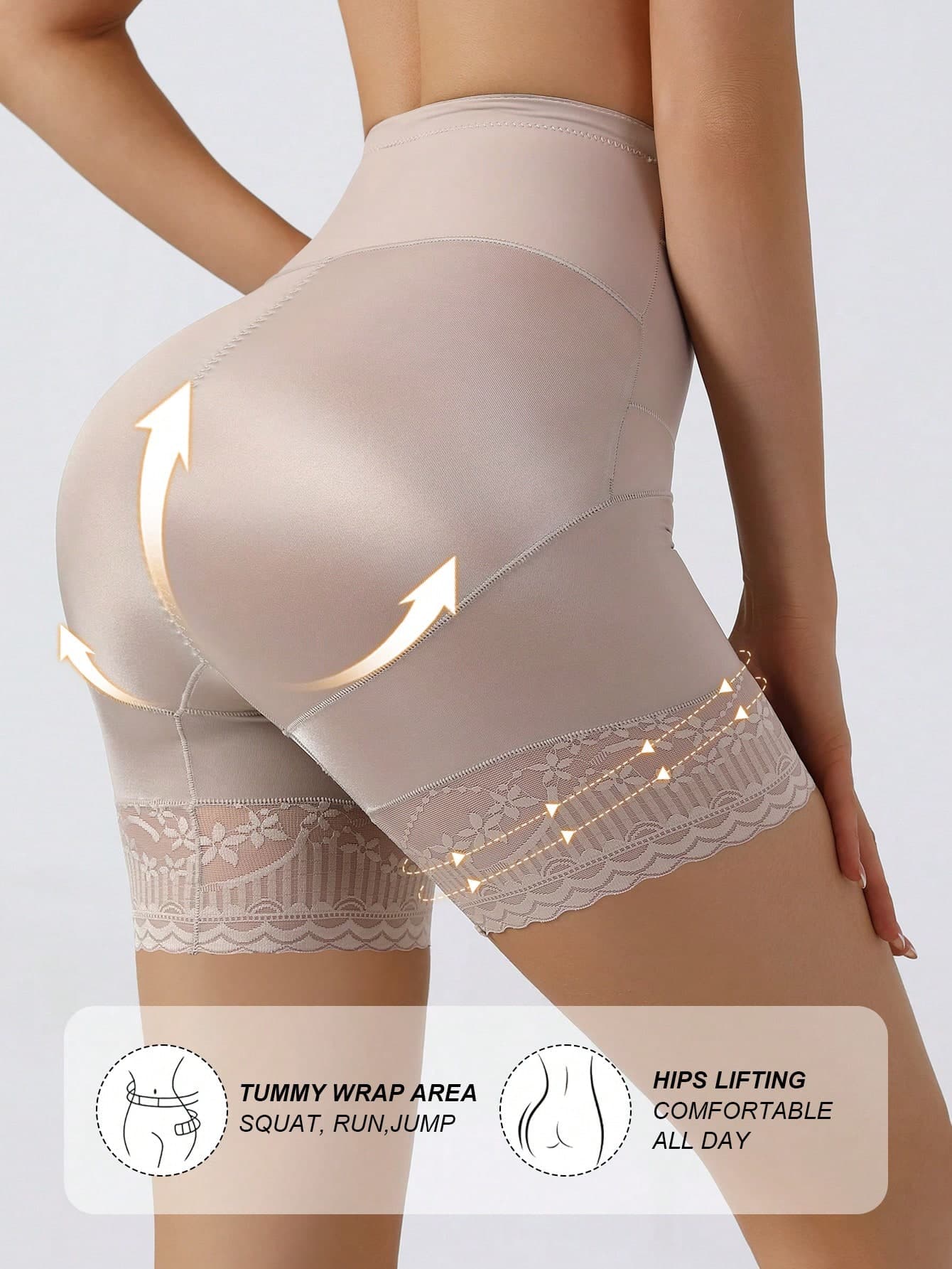High Waist Shaping Panties, Seamless Tummy Control Slimming Shorts, Abdomen Lifting Buttock Lifting Briefs For Women