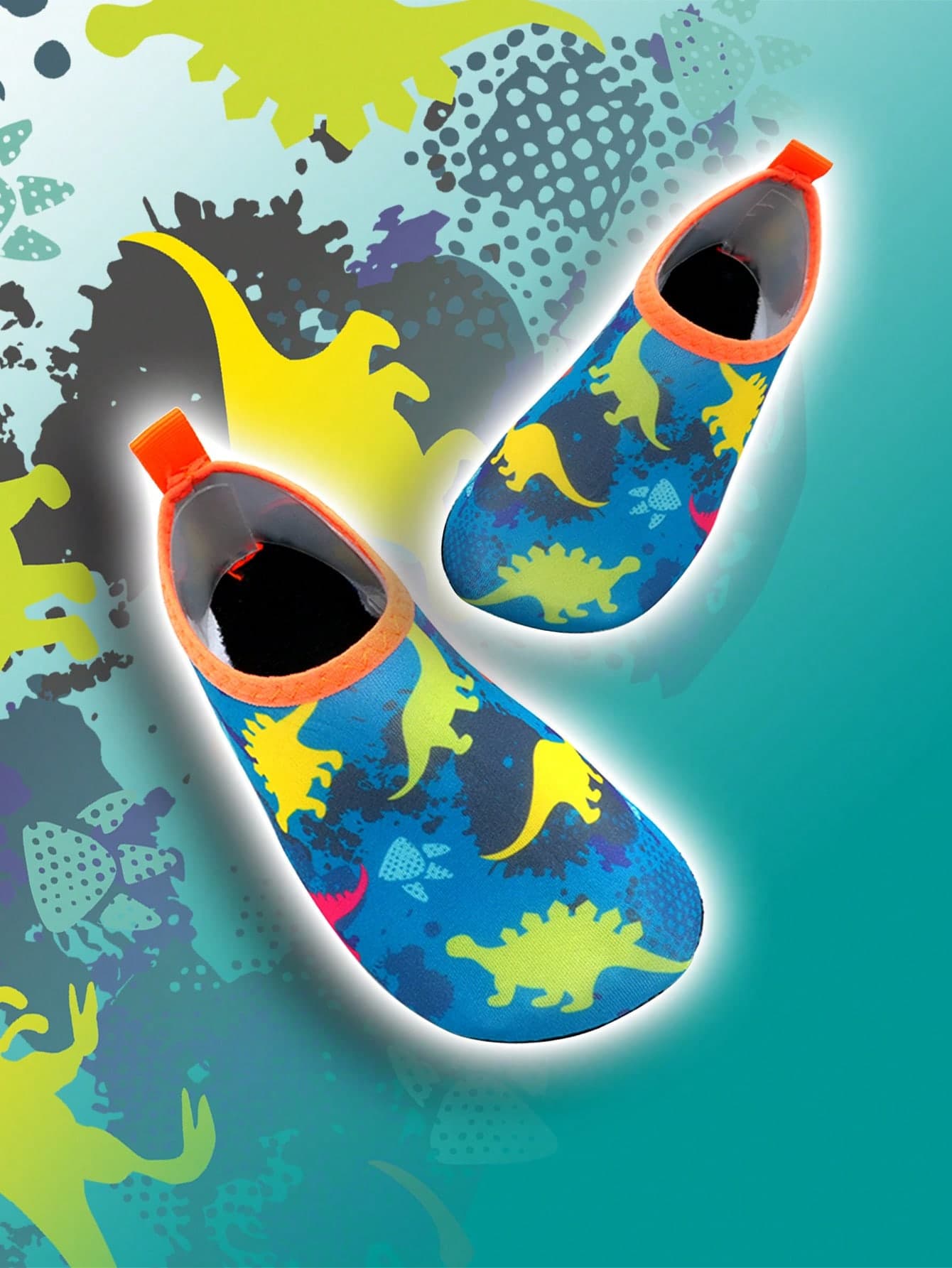 Water Shoes Kids & Aqua Shoes Kids Featuring Cute Cartoon Dinosaur - Lightweight Build, Slip-Proof, Keeping Kids' Feet On Sand & Swiftly Drying