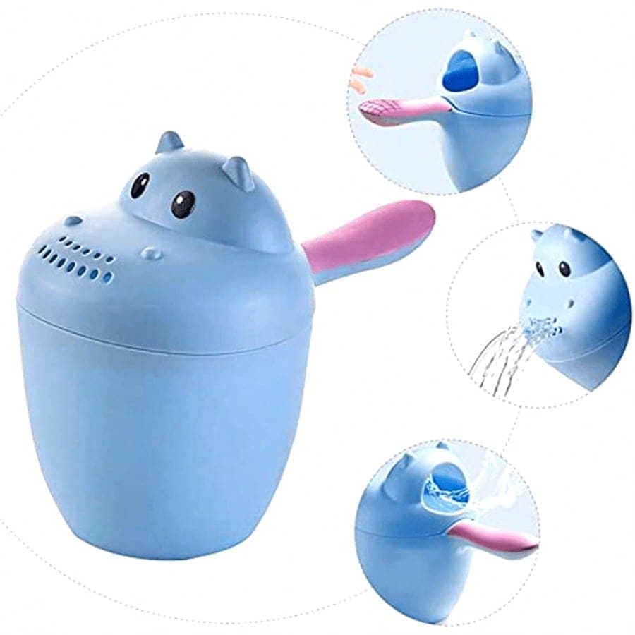 Cute Baby Rinse Cup Shampoo Rinser Baby Bath Rinser With Easy Grip Handle Wash Hair Cup By Protecting Infant Eyes,Child Shower Baby Shower Water Scoop