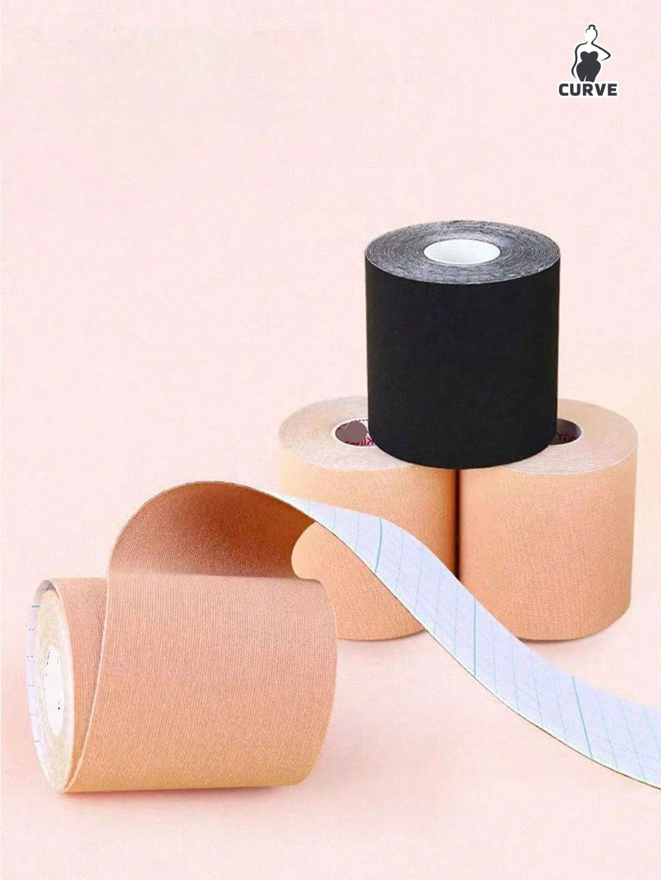 Plus Size Women Invisible Lift Up Bra Tape,Breathable Breast Petals Push Up Cleavage Enhancer, Backless Strapless Support For Dress, Swimwear, Wedding Summer