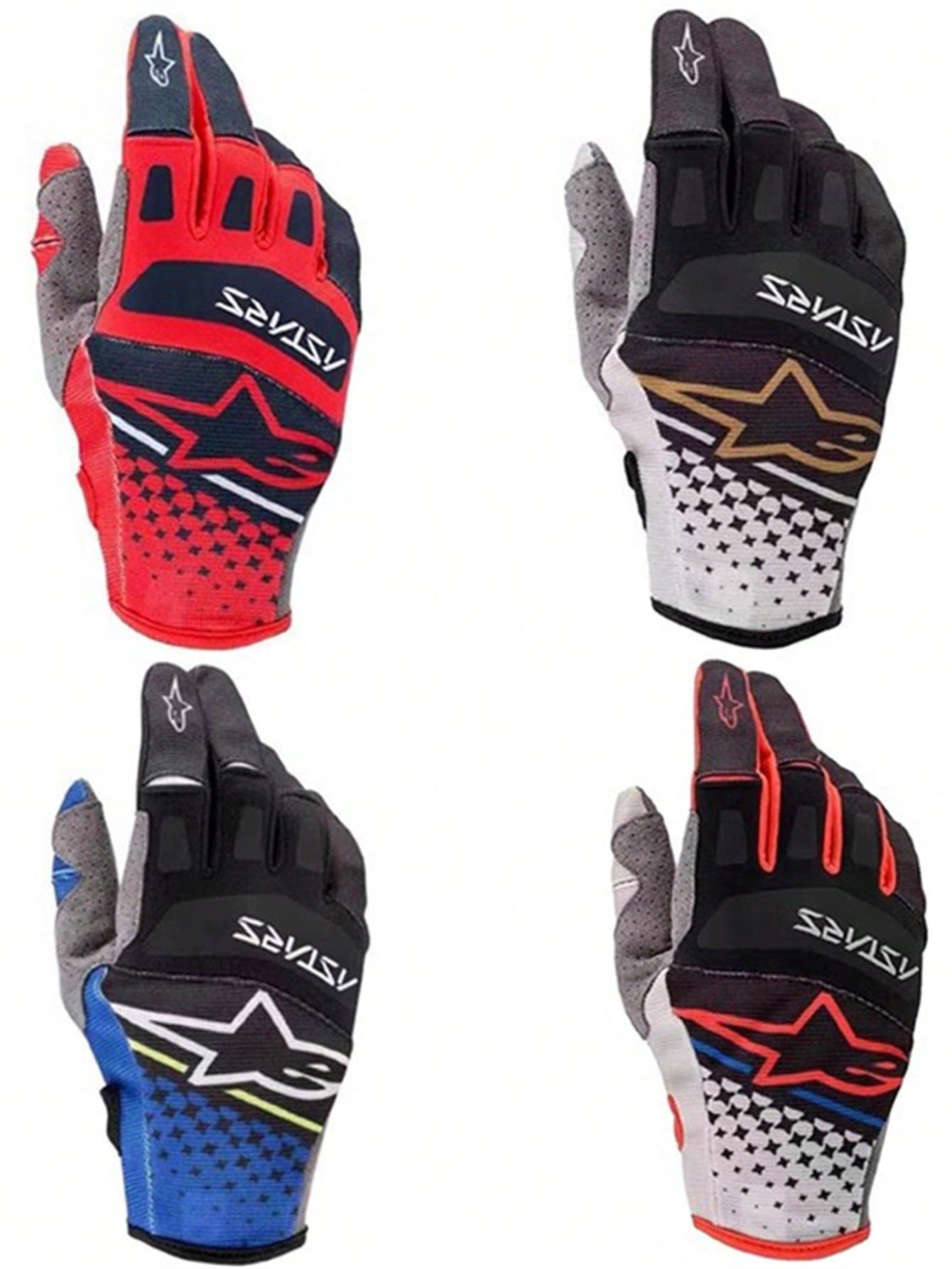 Alpinestars Cycling Bicycle Gloves Man Woman MTB ATV BMX Off Road Motorcycle Gloves Mountain Bike Bicycle Motocross Racing Gloves