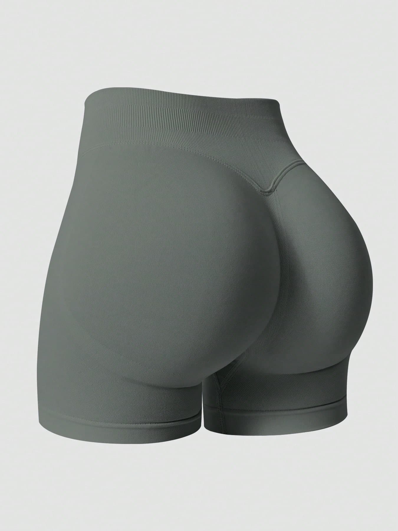 NcmRyu Women's Seamless Elastic Lifting Shaping Yoga Fitness Gym Quick-Dry Training Shorts Sports