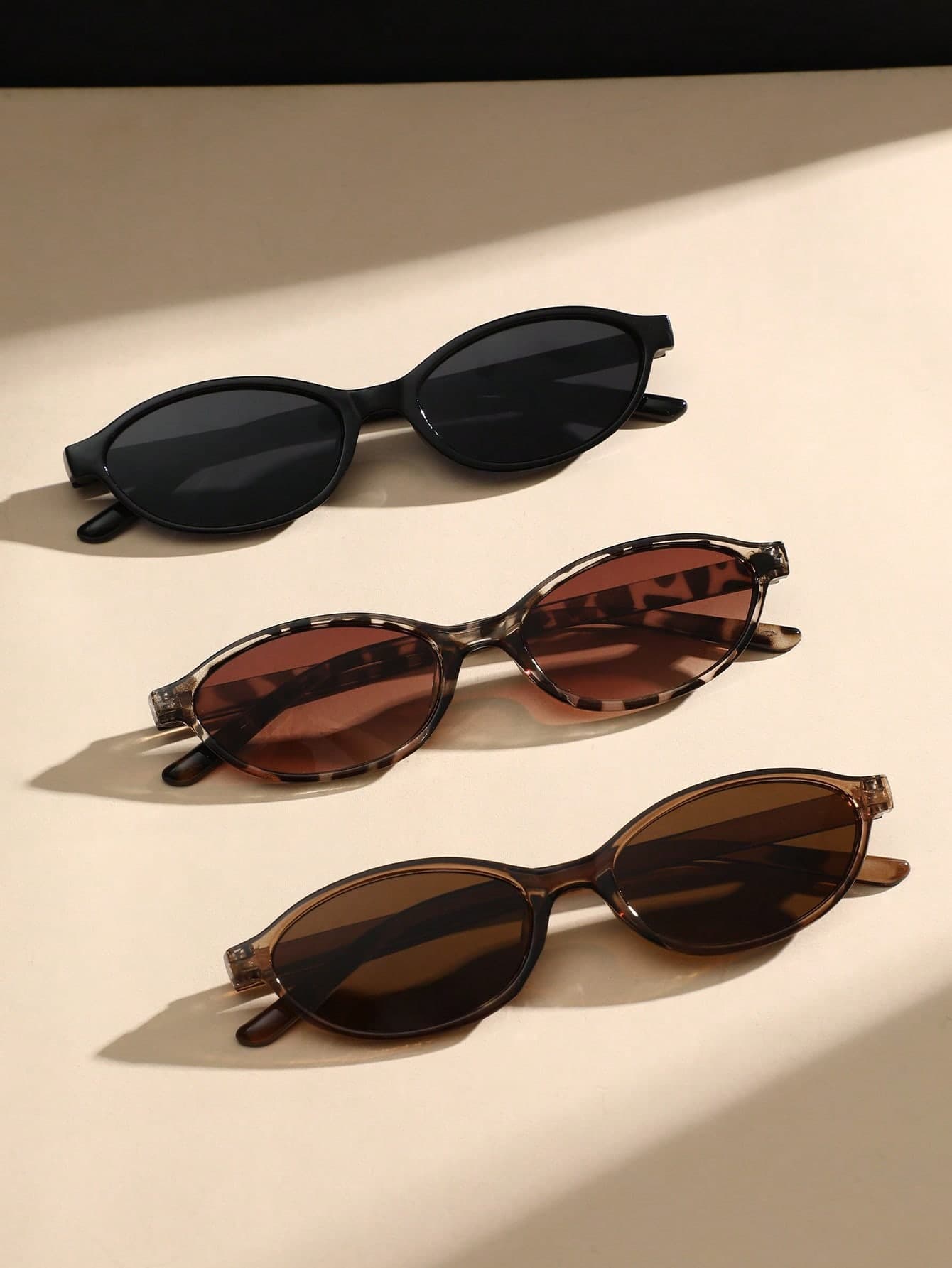 Women's Thick Plastic Square Frame Oversized Glasses, Colorful Boho Leopard Tortoise, For Summer Beach, Vacation, Travel, Casual Outfits