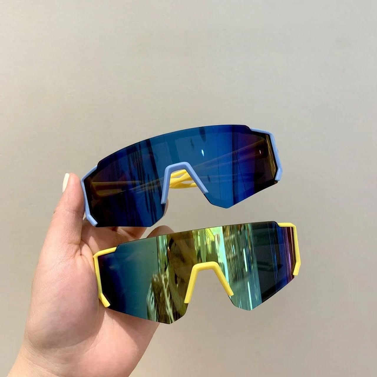 2 Pairs Fashionable Outdoor Cycling Sunglasses For Kids, Suitable For Boys And Girls, For Street Photography, Cycling, Daily Life And Outdoor Activities