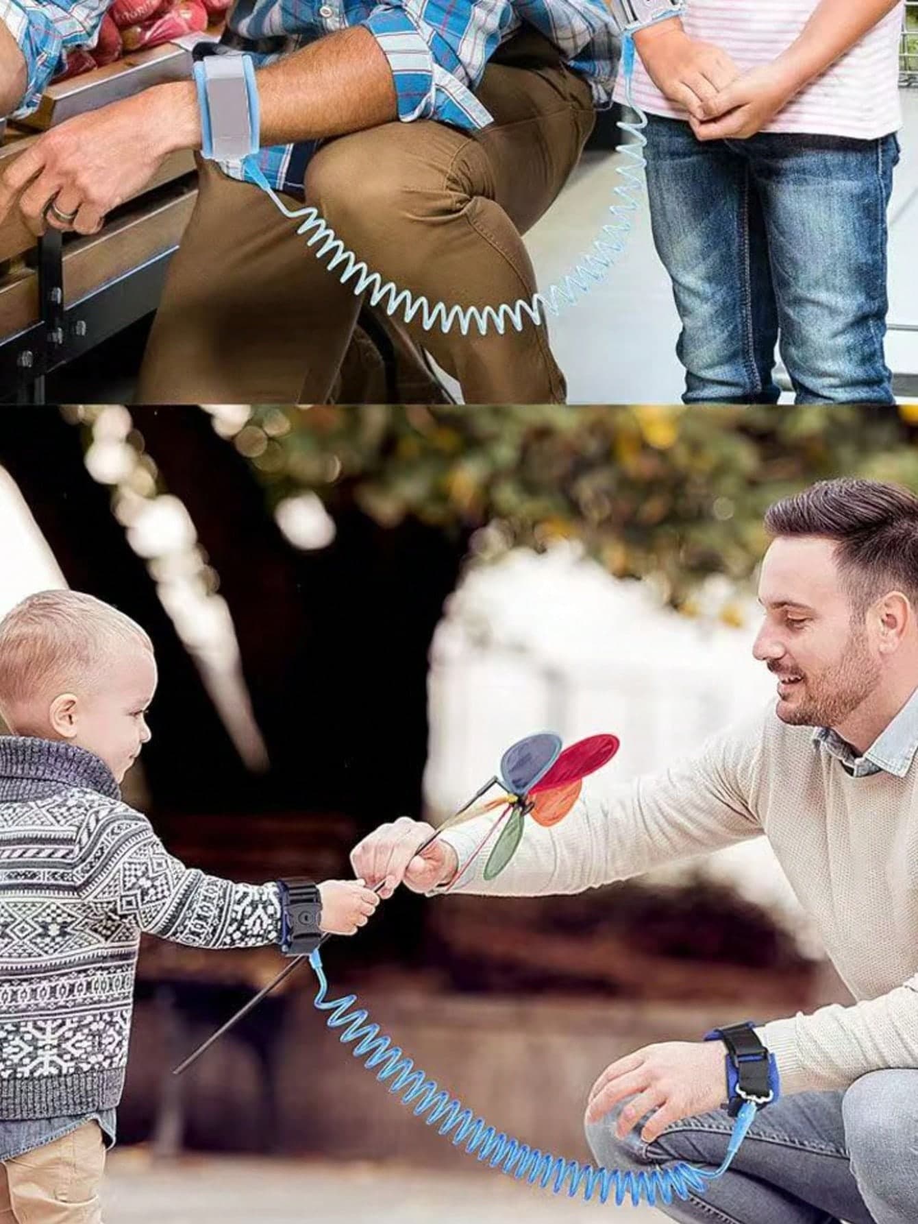 1pc Baby Anti-Lost Wrist Link With Key Lock, Toddler Harness Leash