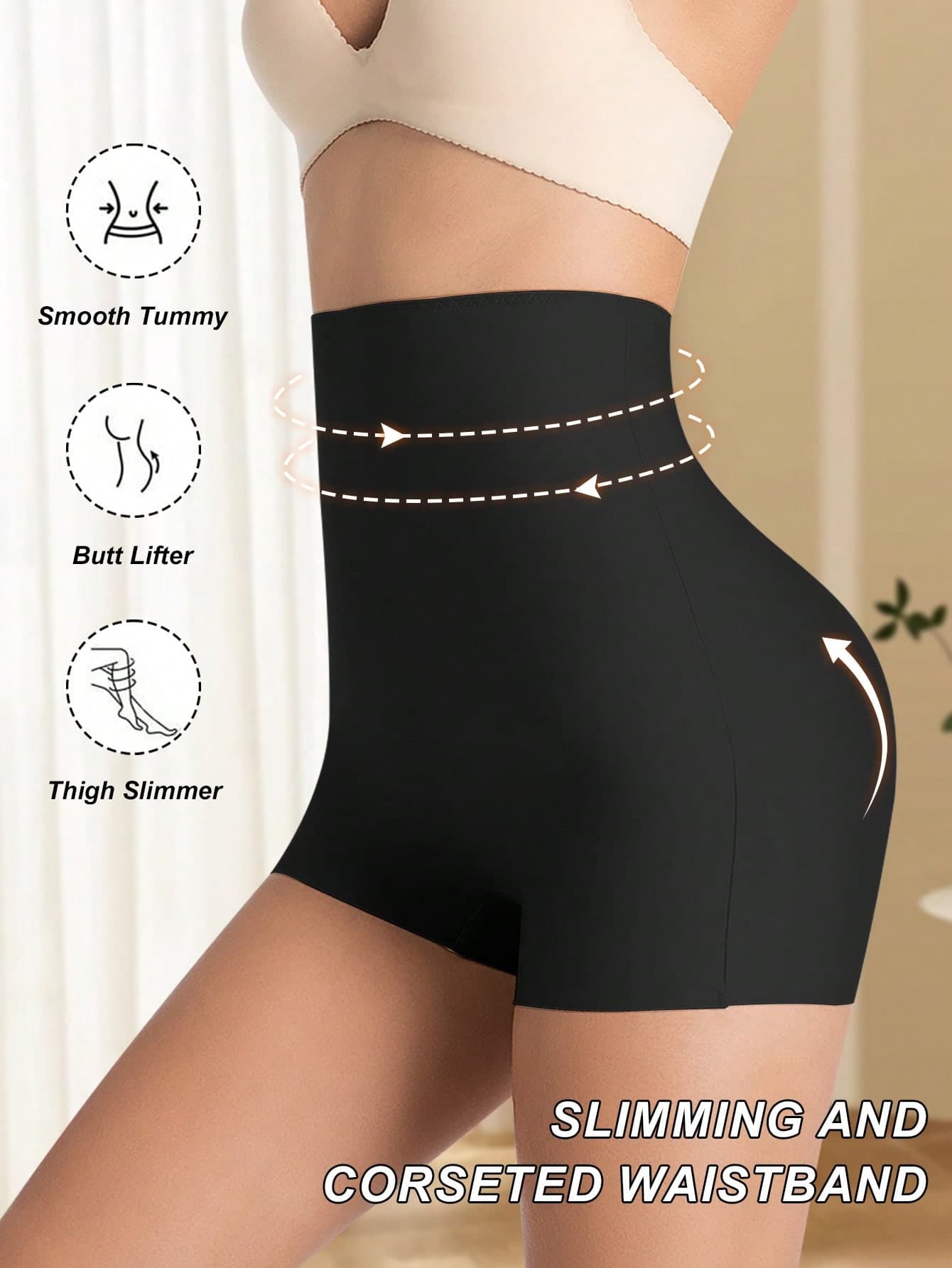 New Fashionable & Comfortable High Waist Seamless Shaping Panties, Tummy Control, Butt Lifting, Slimming Shorts For Women