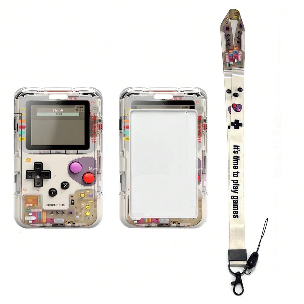 Gamer ID Card Holder, Badge Lanyard, Certificate Stand, Doctor ID Card Case, Transit Card Pouch School Supplies,Back To School
